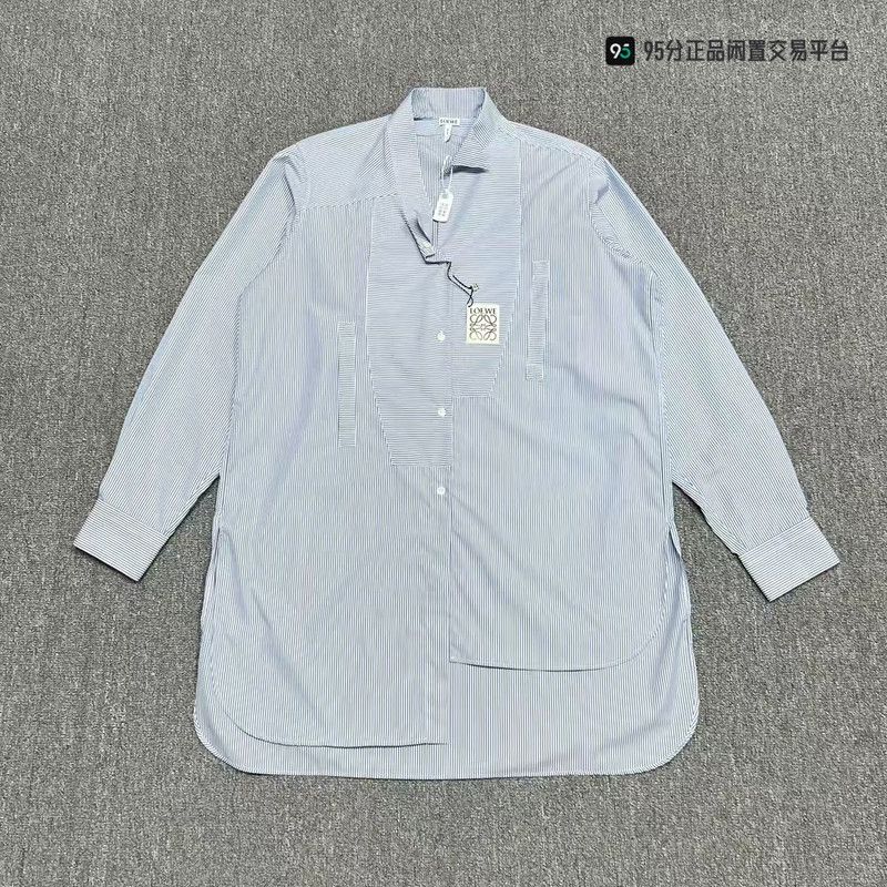 Loewe LOEWE Striped Long-Sleeve Unisex Shirt Size US M / EU 48-50 / 2 - 2 Thumbnail