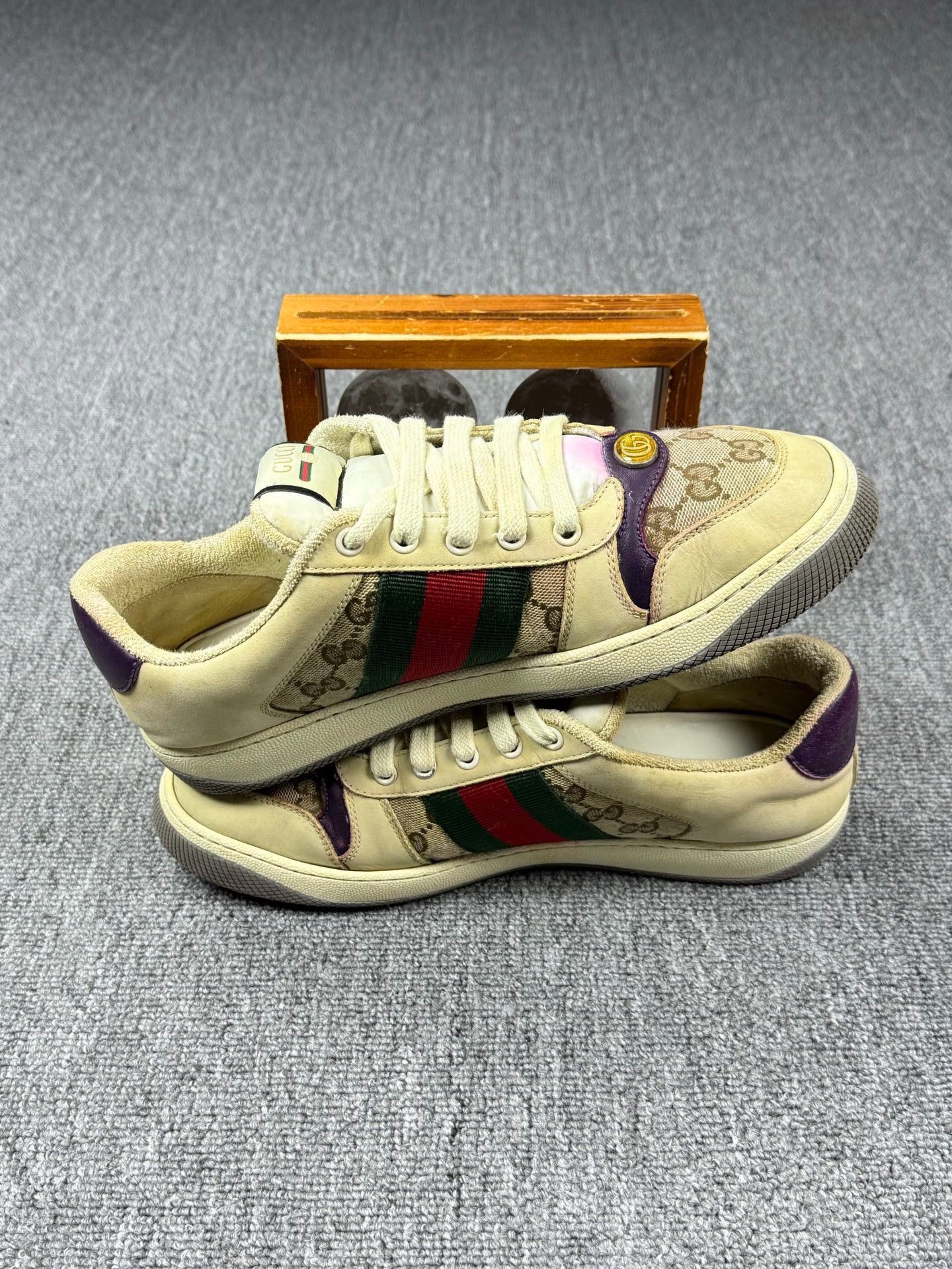 Gucci Gucci Beige Lowtop Sneakers 7.5 Men Size US 7.5 / EU 40-41 - 3 Thumbnail