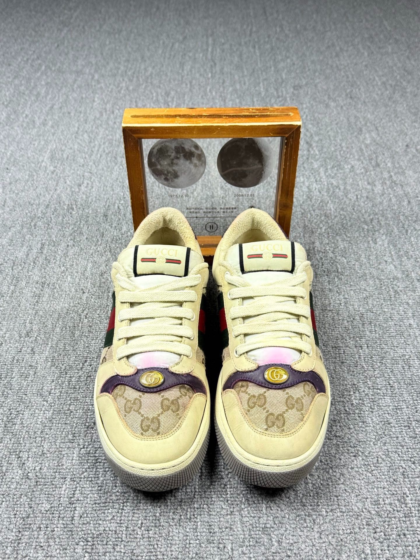 Gucci Gucci Beige Lowtop Sneakers 7.5 Men Size US 7.5 / EU 40-41 - 4 Thumbnail
