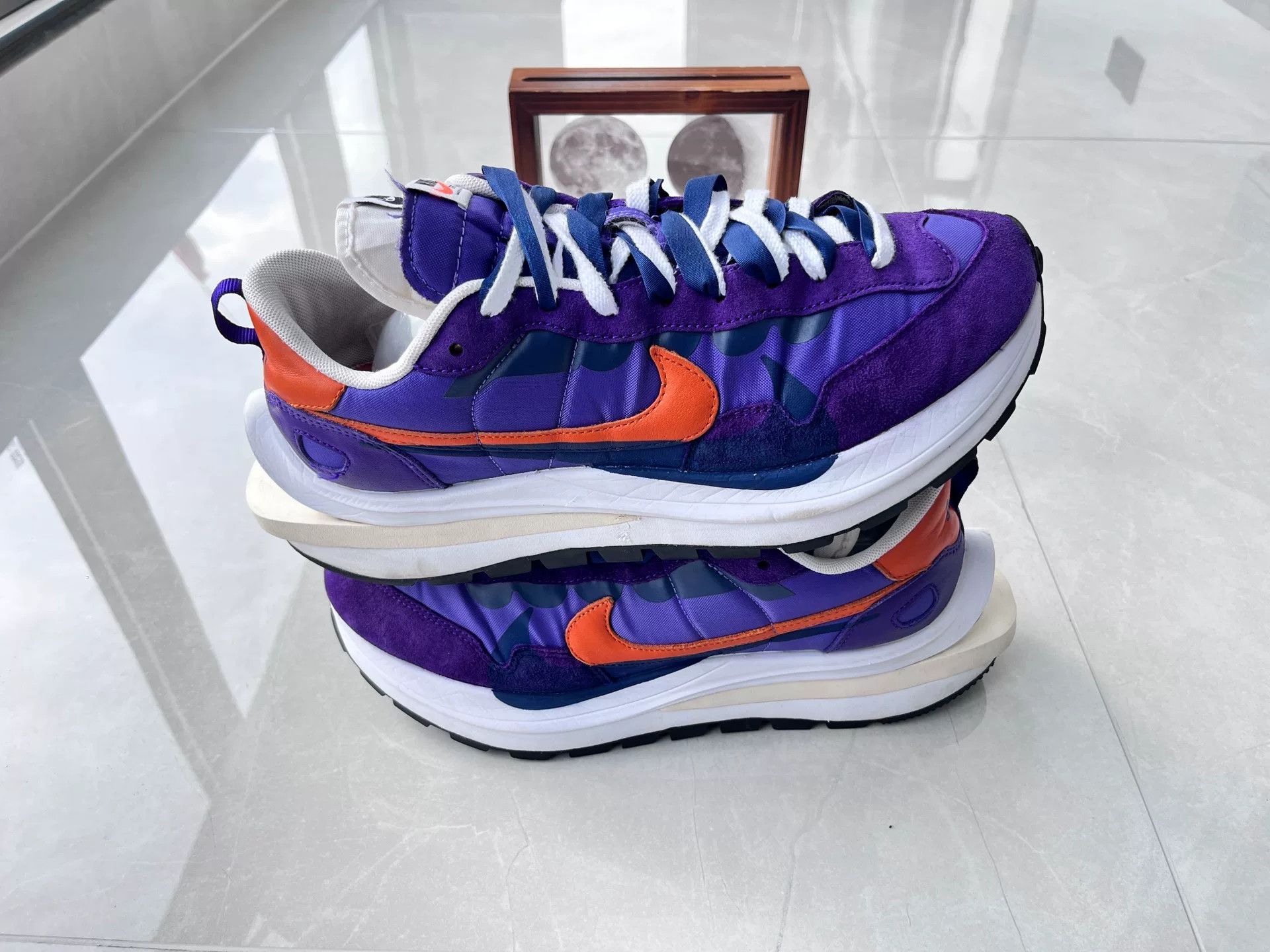 Sacai Sacai Purple Lowtop Sneakers 11 Men Size US 11 / EU 44 - 2 Thumbnail