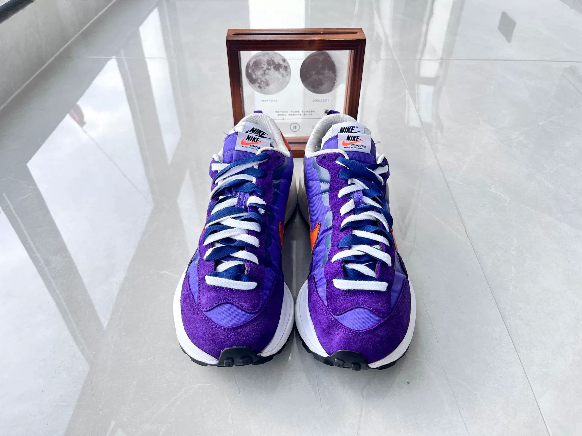 Sacai Sacai Purple Lowtop Sneakers 11 Men Size US 11 / EU 44 - 4 Thumbnail