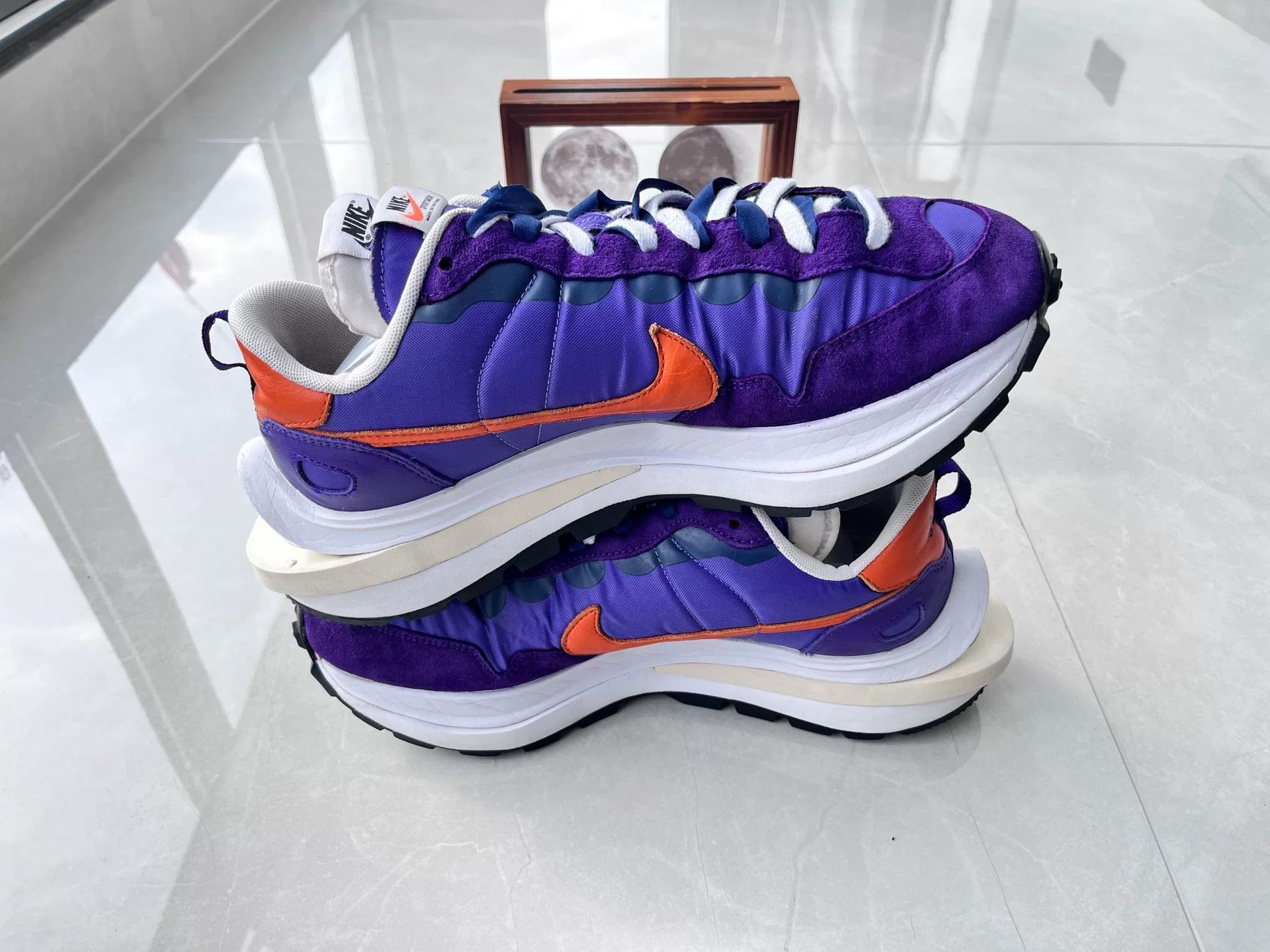 Sacai Sacai Purple Lowtop Sneakers 11 Men Size US 11 / EU 44 - 3 Thumbnail