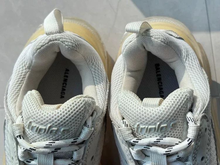 Balenciaga Balenciaga White Lowtop Sneakers it_37 Women Size US 7 / IT 37 - 9 Thumbnail