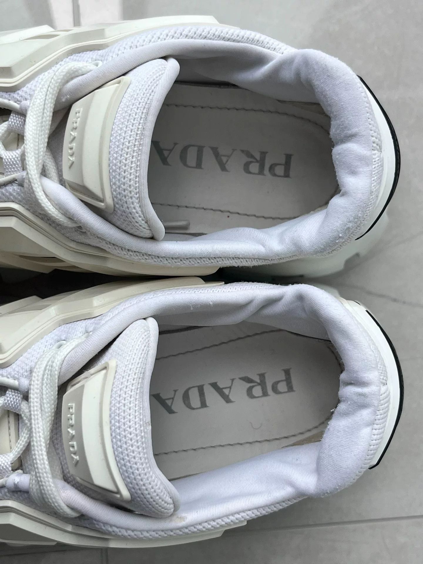 Prada Prada White Lowtop Sneakers 6 Men Size US 6 / EU 39 - 6 Thumbnail