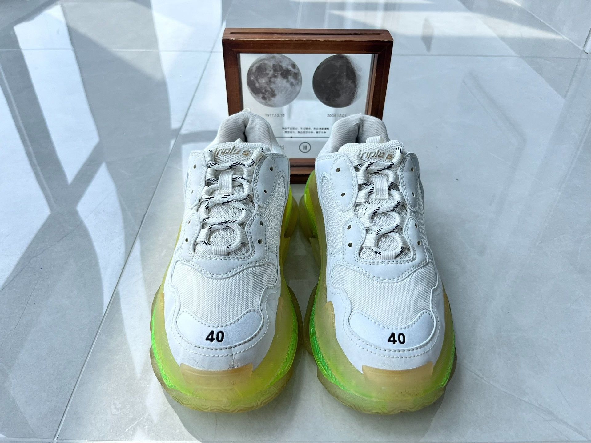 Balenciaga Balenciaga Green Lowtop Sneakers 7 Men Size US 7 / EU 40 - 4 Thumbnail