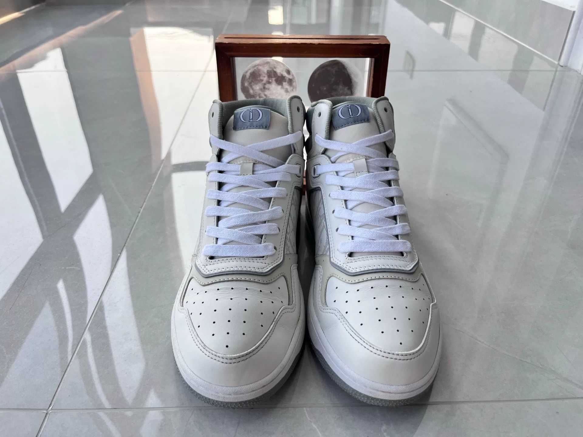 Dior Dior Retro White Hitop Sneakers 10 Men Size US 10 / EU 43 - 4 Thumbnail