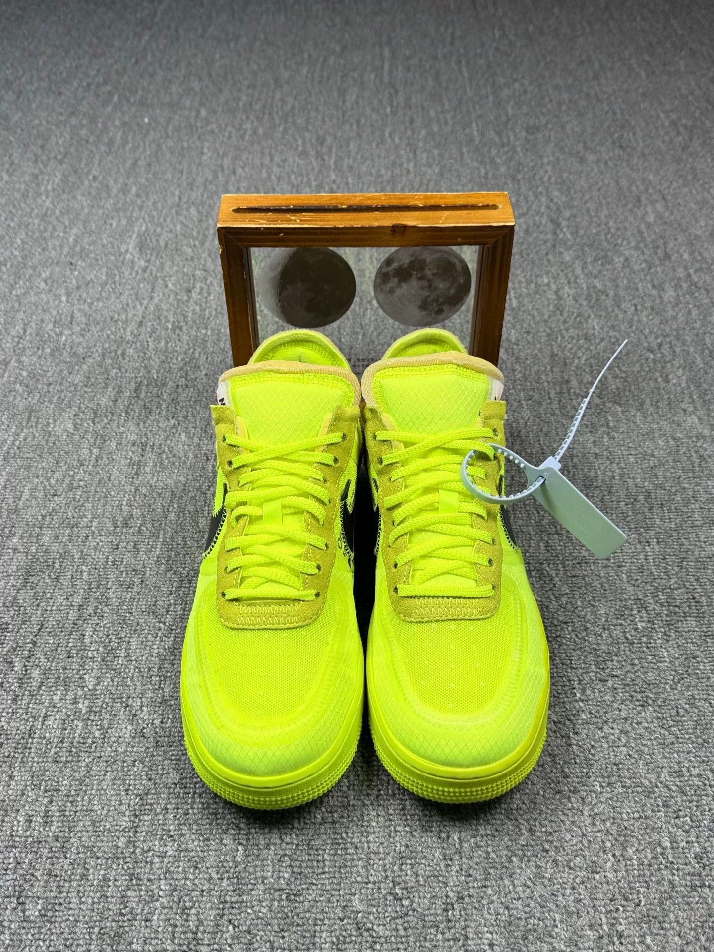 Nike Nike AF1 Green Lowtop Sneakers 8 Men Size US 8 / EU 41 - 4 Thumbnail