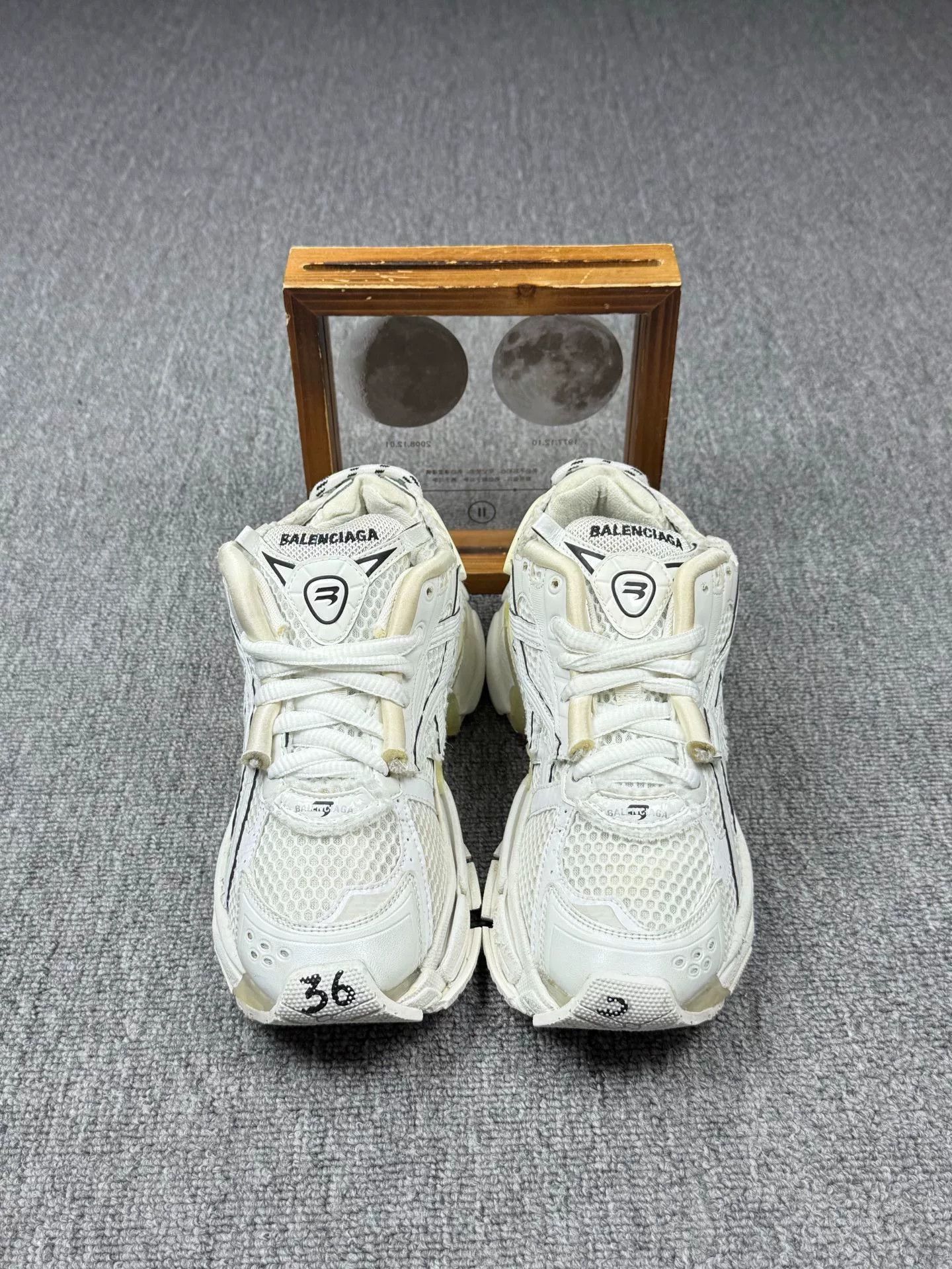 Balenciaga Balenciaga Running White Lowtop Sneakers it_36 Women Size US 6 / IT 36 - 4 Thumbnail