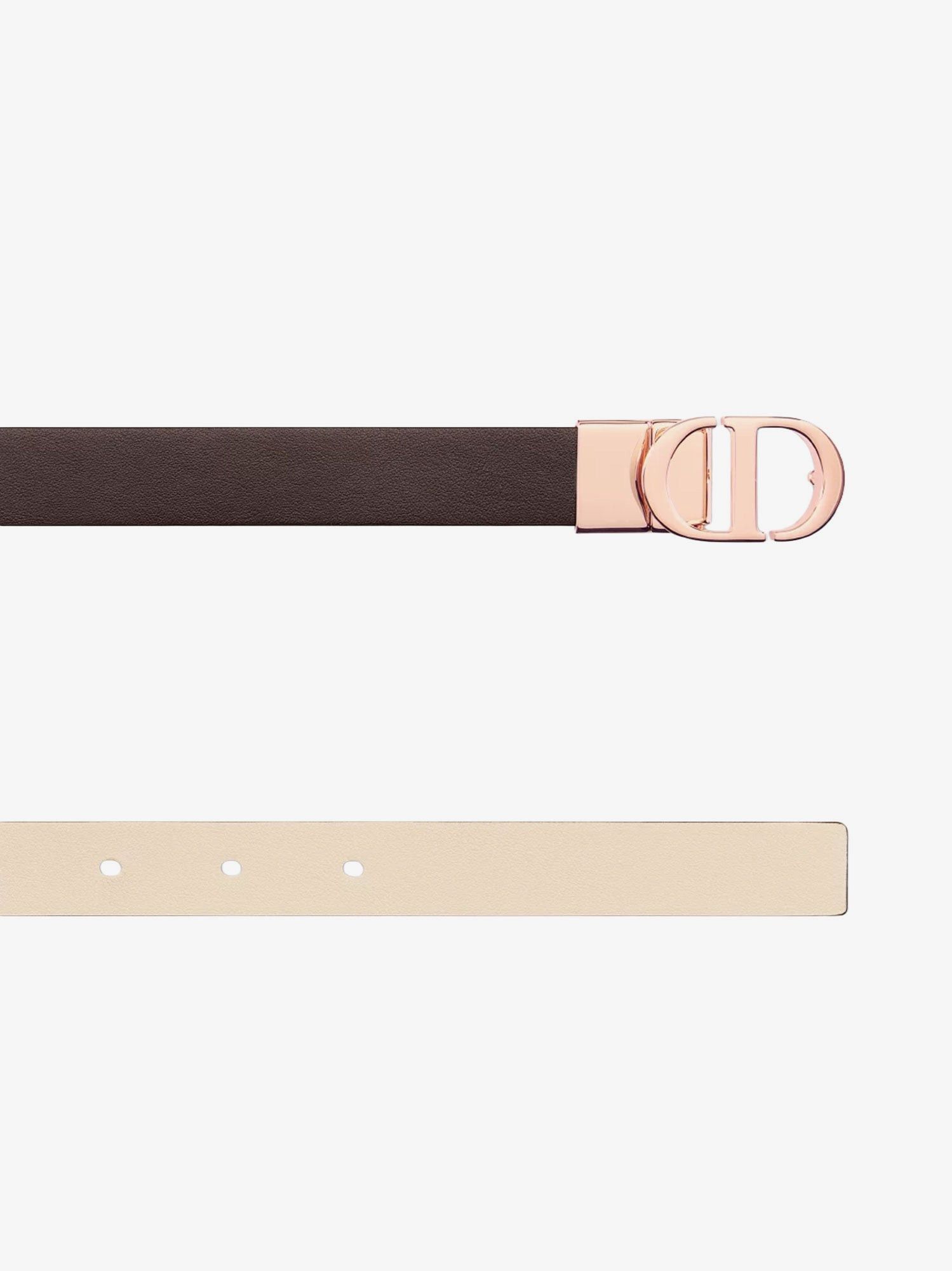 Dior Cd 30 Montaigne Leather Belt Size ONE SIZE - 2 Thumbnail