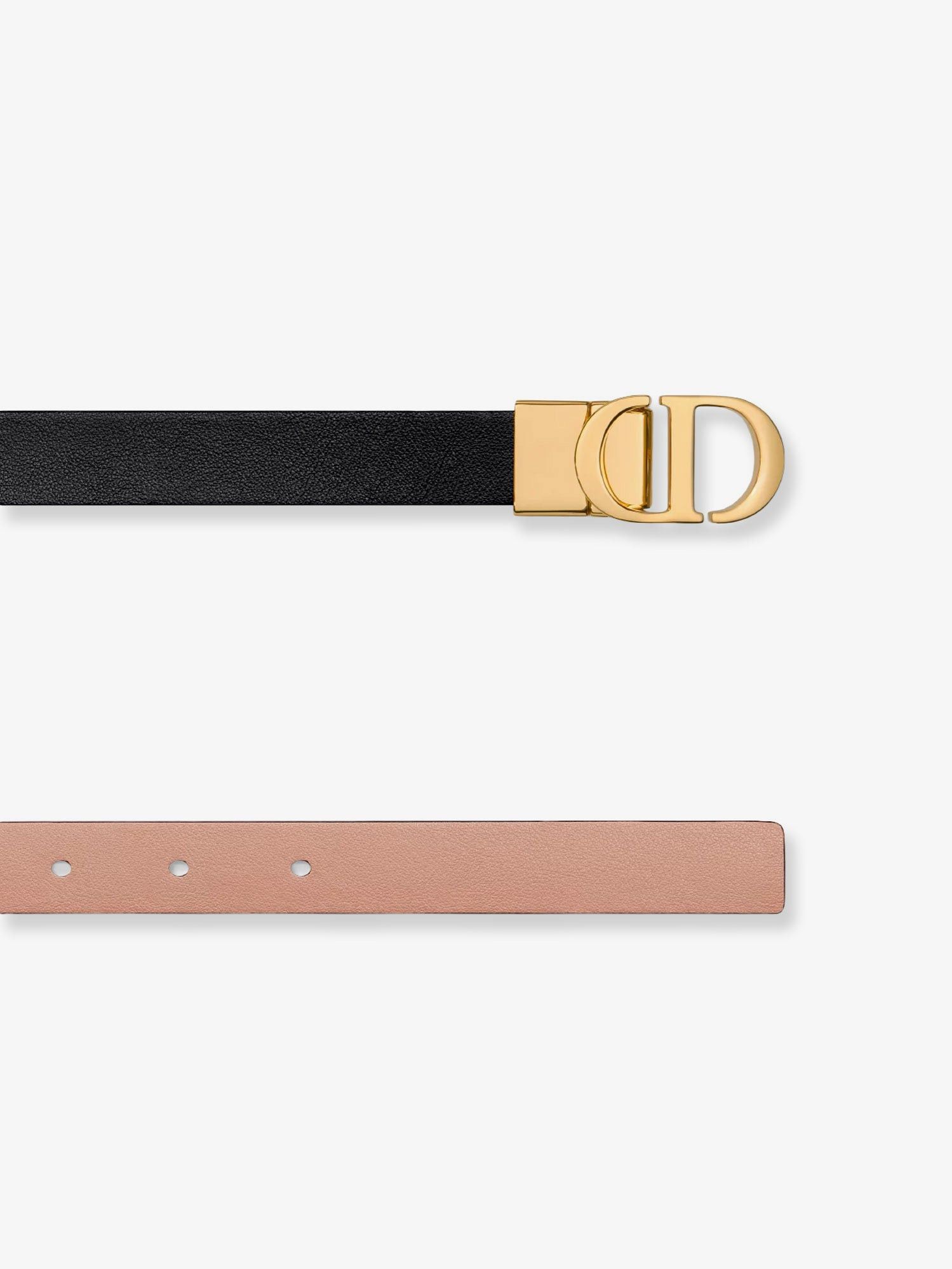 Dior Montaigne Reversible Leather Belt Size ONE SIZE - 2 Thumbnail