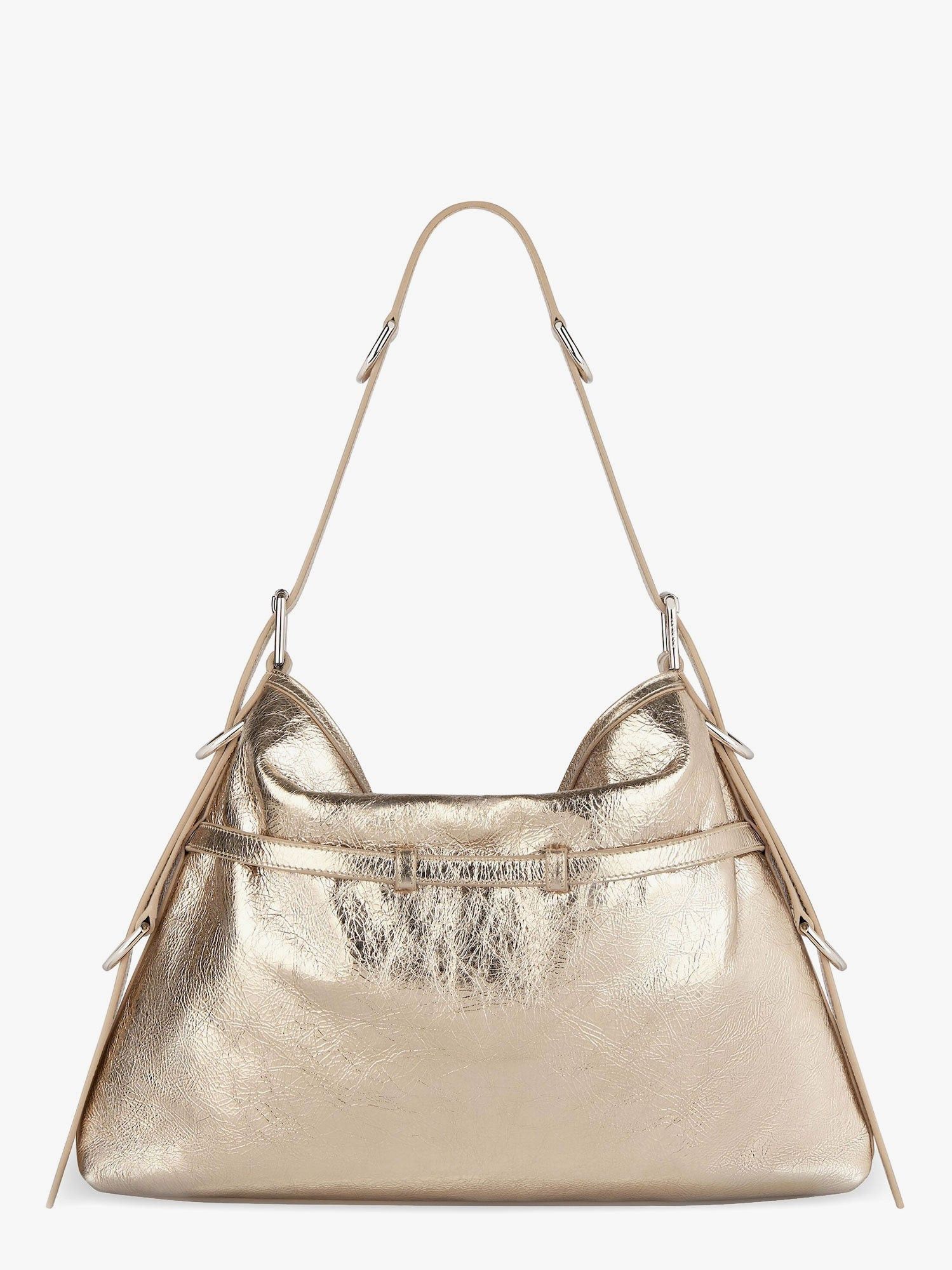 Givenchy Voyou Metallized Leather Shoulder Bag Size ONE SIZE - 2 Thumbnail