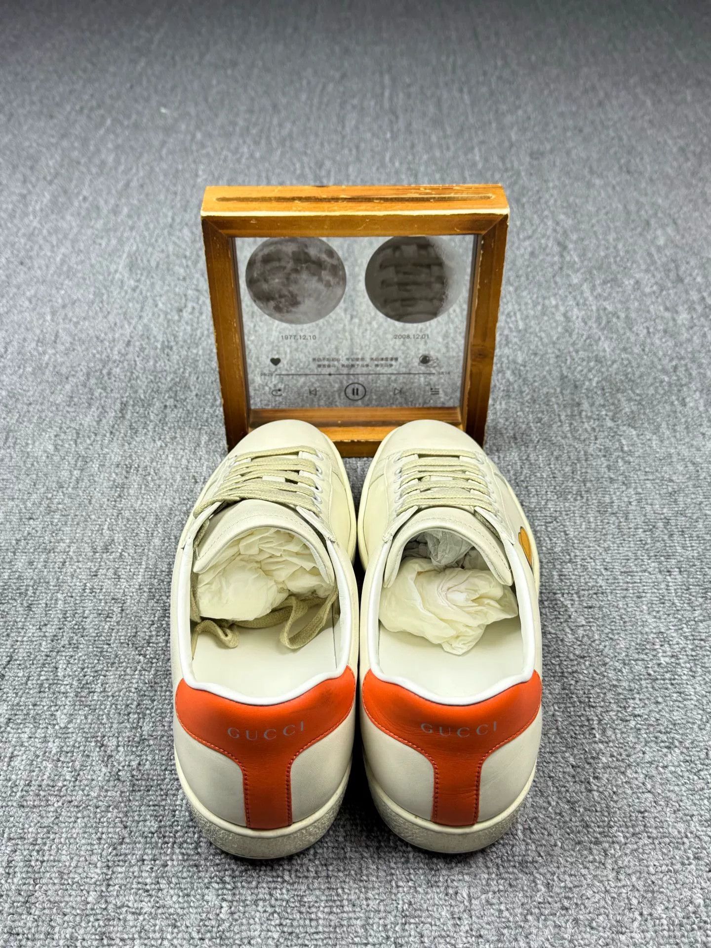 Gucci Gucci Printed Beige Lowtop Sneakers 8 Men Size US 8 / EU 41 - 5 Thumbnail