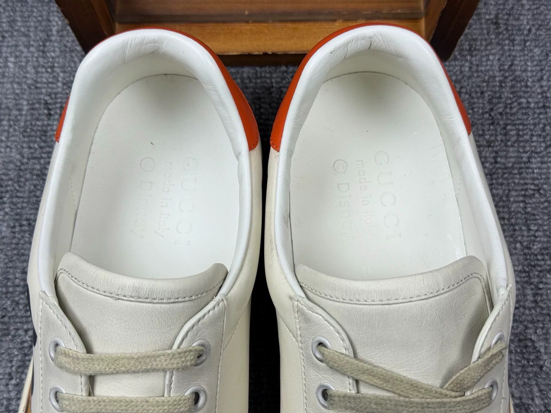 Gucci Gucci Printed Beige Lowtop Sneakers 8 Men Size US 8 / EU 41 - 8 Thumbnail