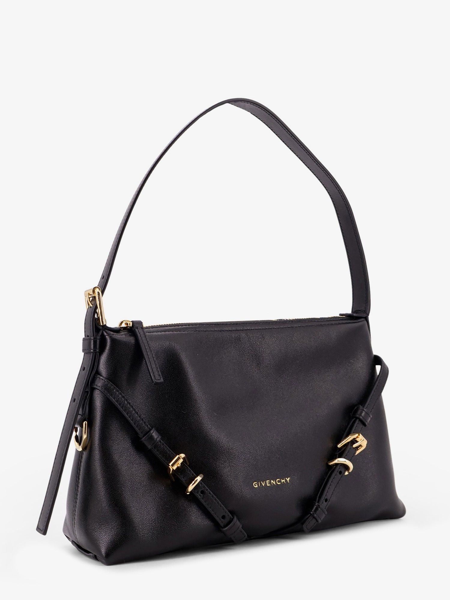 Givenchy Voyou Leather Shoulder Bag Size ONE SIZE - 3 Thumbnail
