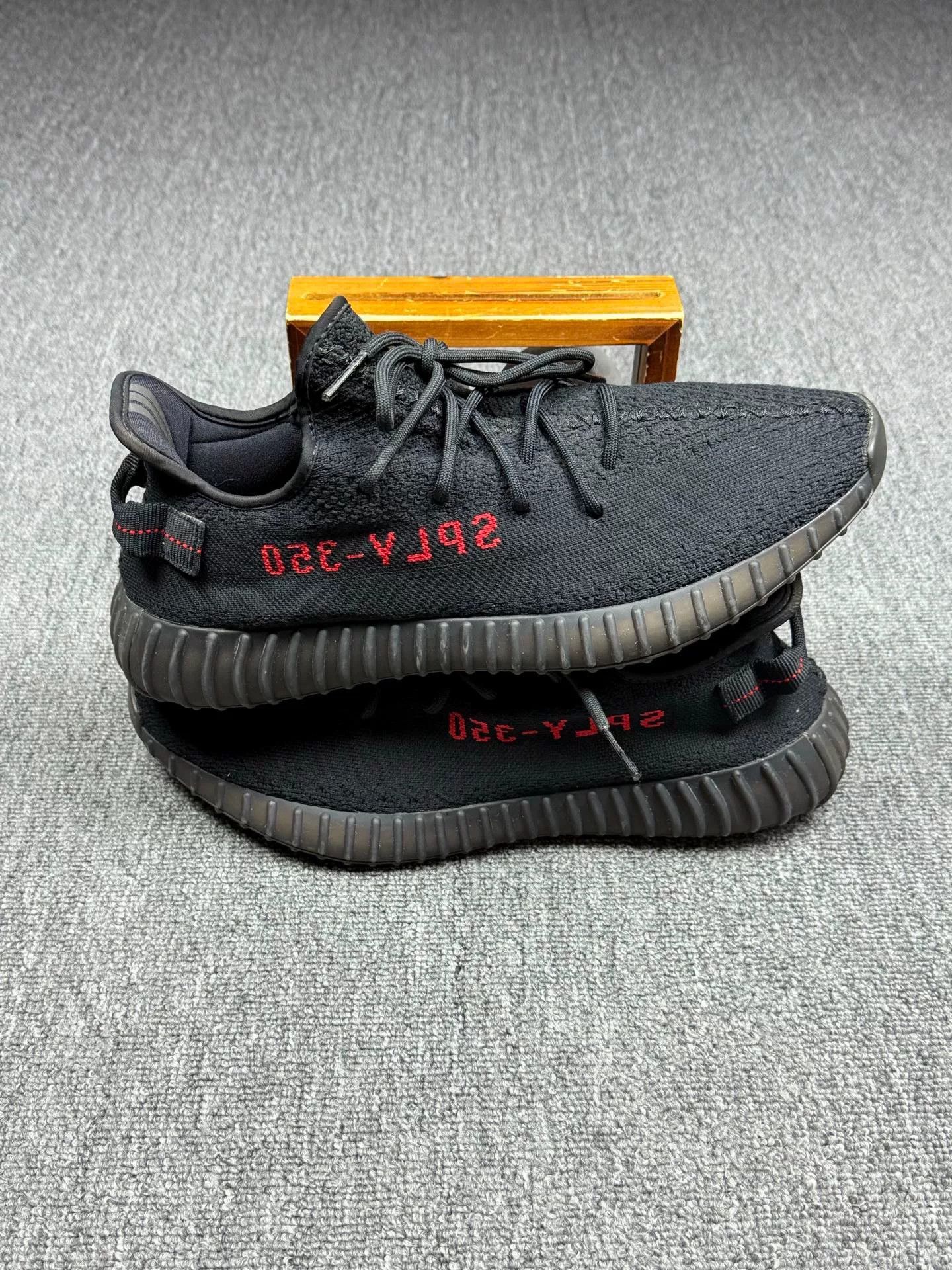 Adidas Adidas YEEZY350 Black Lowtop Sneakers 13 Men Size US 13 / EU 46 - 2 Thumbnail