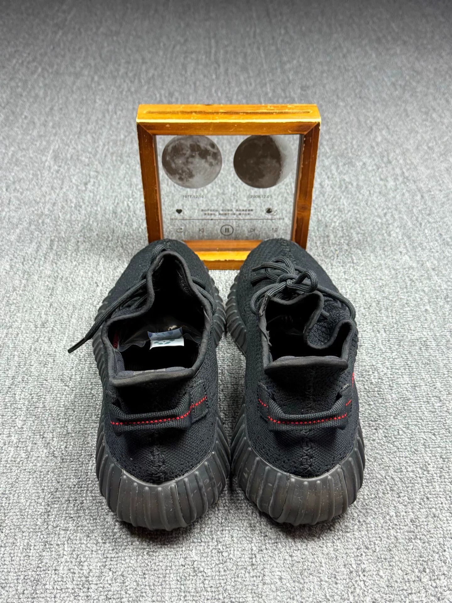 Adidas Adidas YEEZY350 Black Lowtop Sneakers 13 Men Size US 13 / EU 46 - 5 Thumbnail