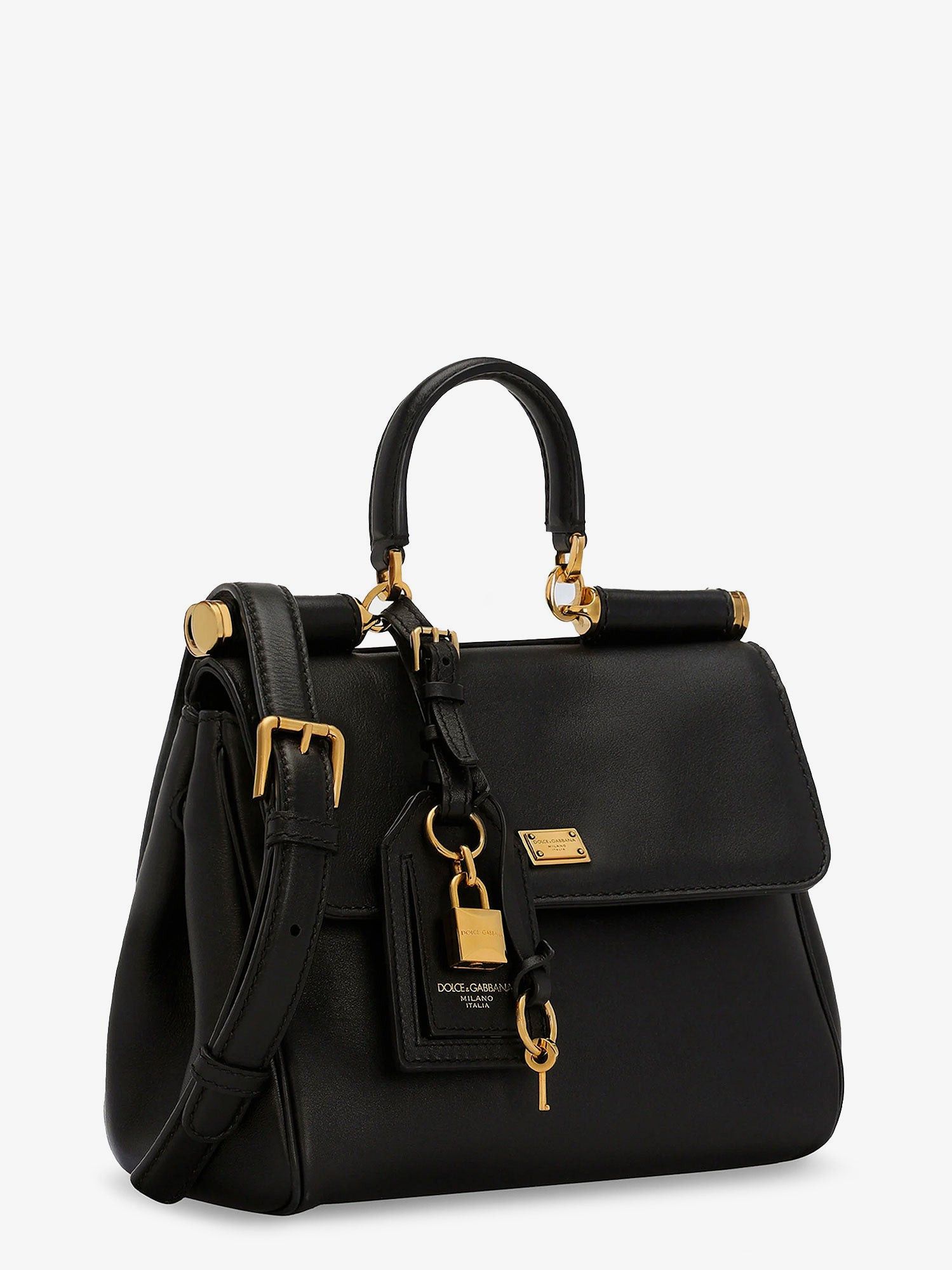 Dolce & Gabbana My Sicily Leather Shoulder Bag Size ONE SIZE - 4 Thumbnail