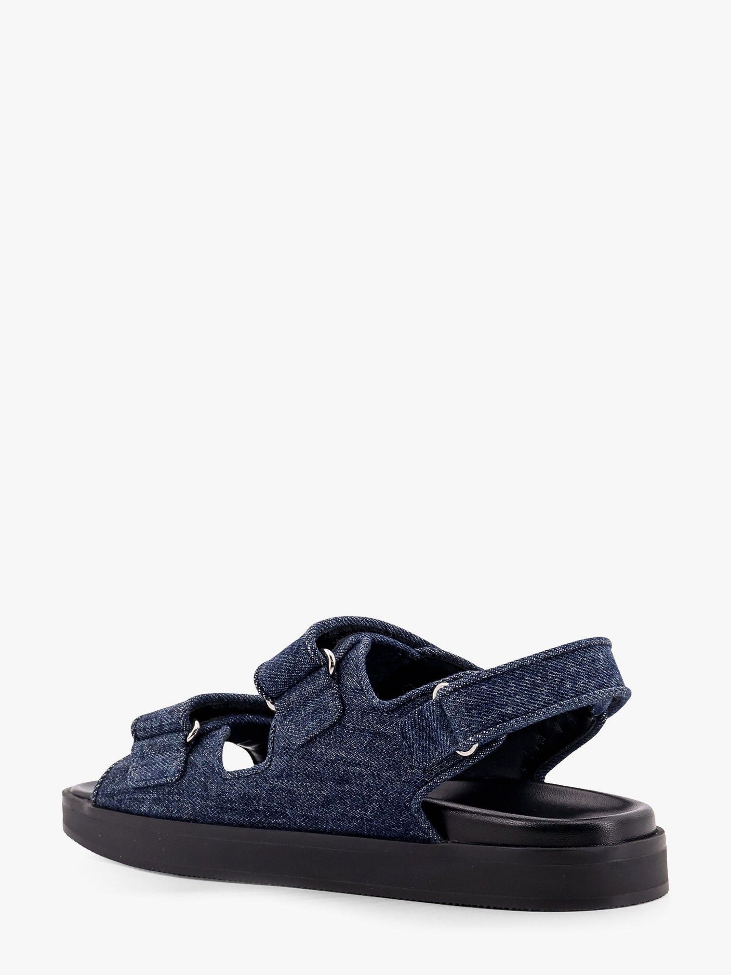 Givenchy Strap Flat Denim Sandals Size US 10 / IT 40 - 3 Thumbnail