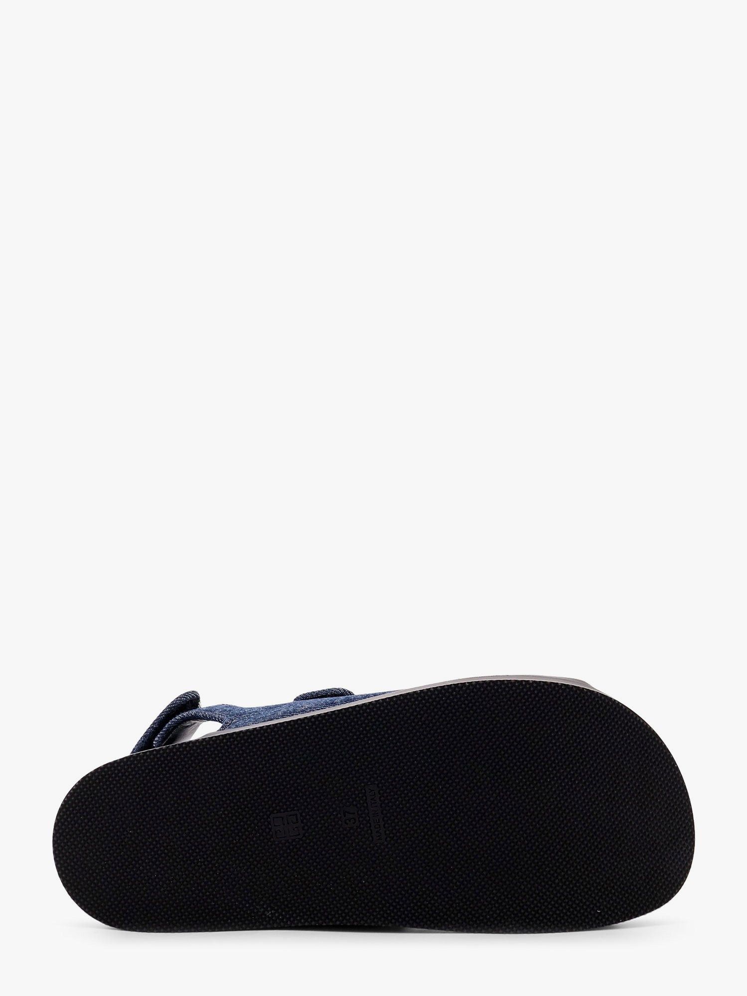 Givenchy Strap Flat Denim Sandals Size US 10 / IT 40 - 4 Thumbnail