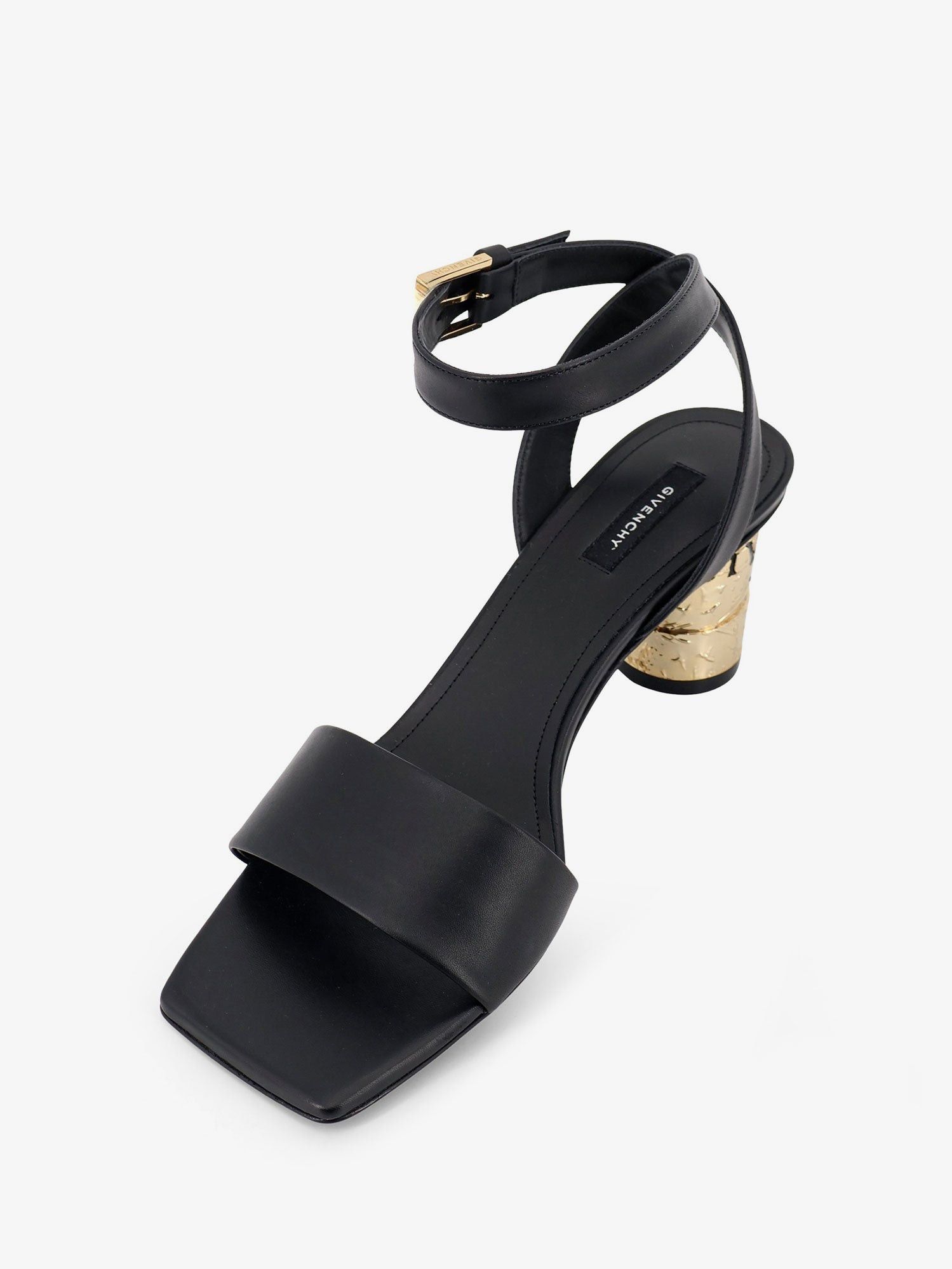 Givenchy Tape Leather Heeled Sandals Size US 7 / IT 37 - 4 Thumbnail