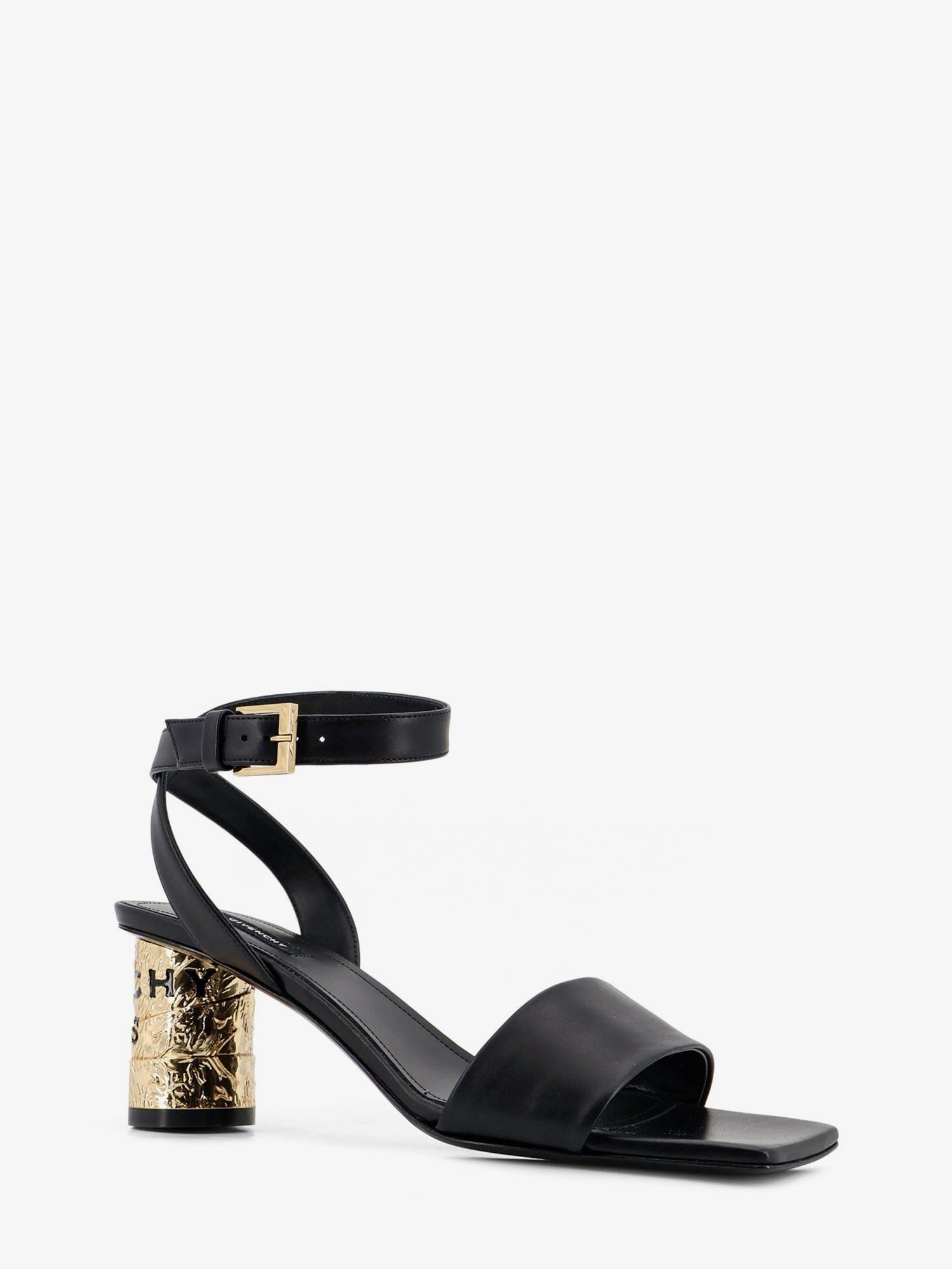 Givenchy Tape Leather Heeled Sandals Size US 9 / IT 39 - 2 Thumbnail