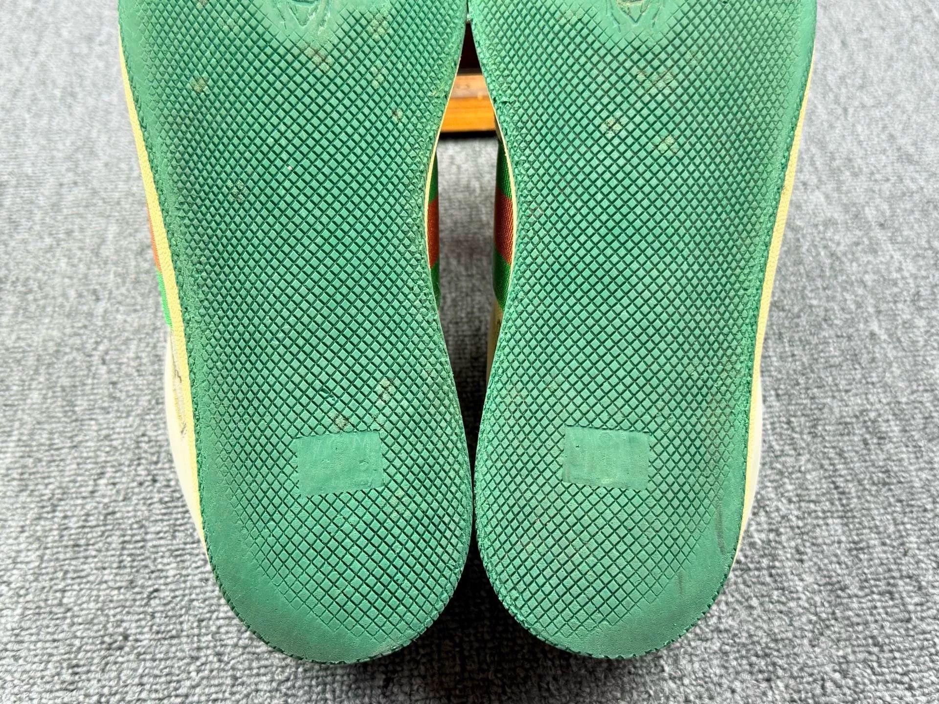 Gucci Gucci Distressed Green Lowtop Sneakers 10 Men Size US 10 / EU 43 - 8 Thumbnail