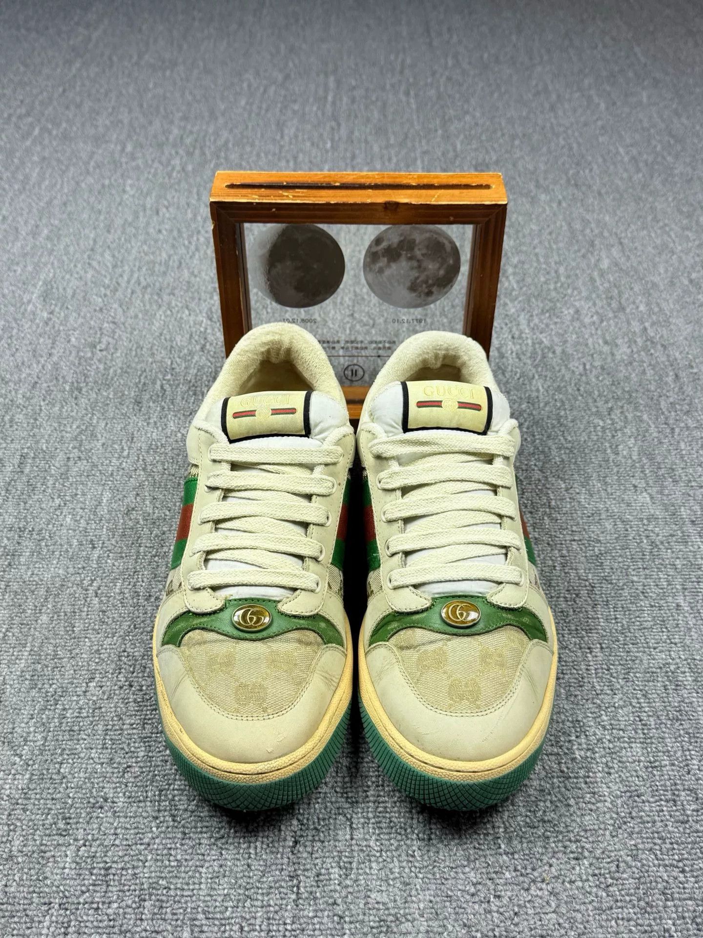 Gucci Gucci Distressed Green Lowtop Sneakers 10 Men Size US 10 / EU 43 - 4 Thumbnail