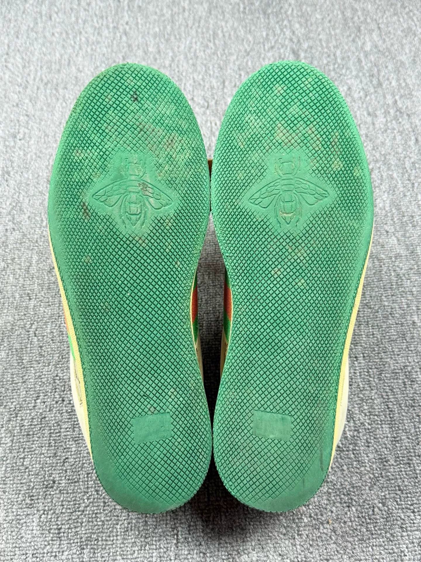 Gucci Gucci Distressed Green Lowtop Sneakers 10 Men Size US 10 / EU 43 - 6 Thumbnail