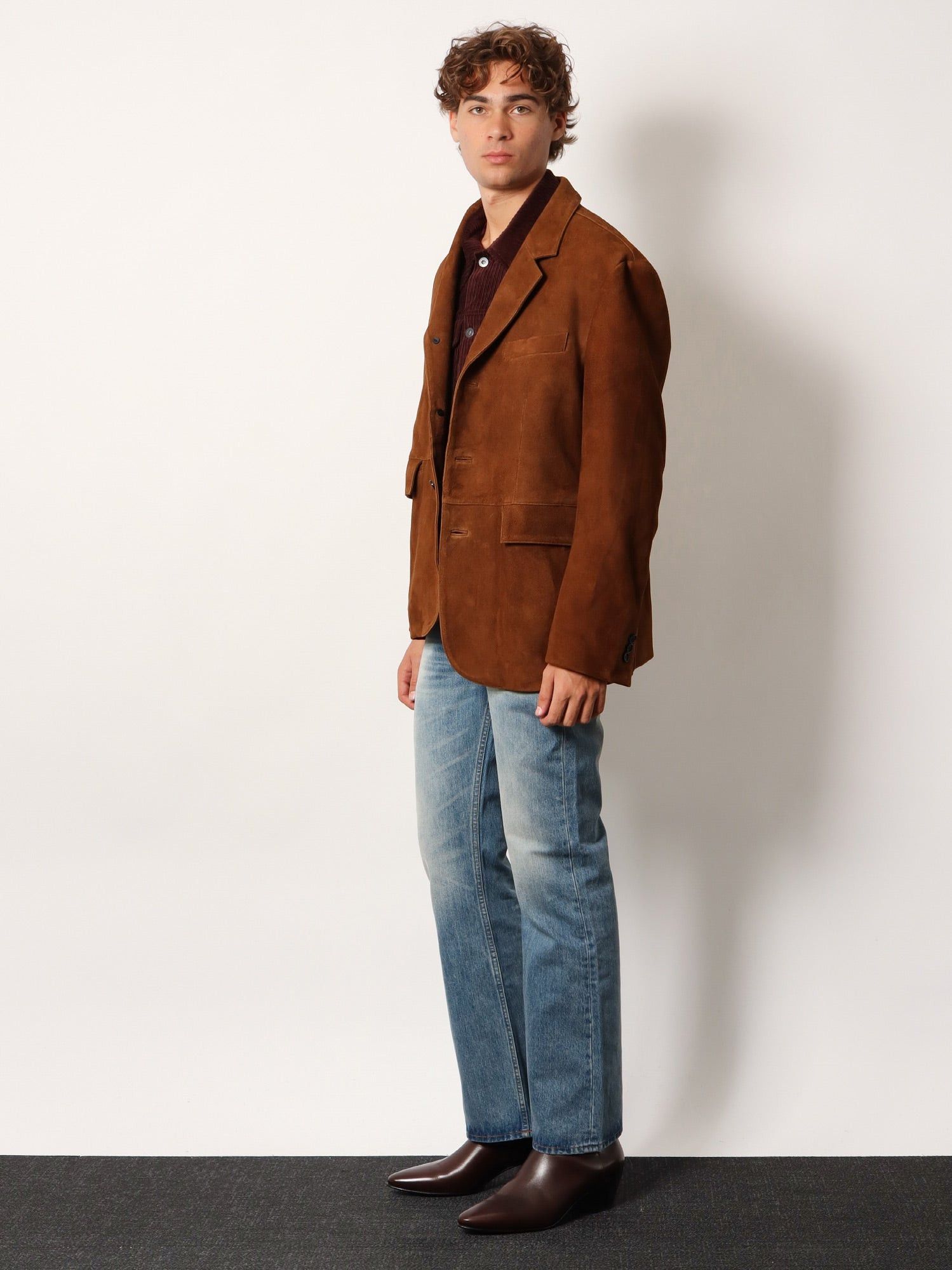 TONYWACK Tailored Unisex Suede Jacket Size US S / EU 44-46 / 1 - 2 Thumbnail