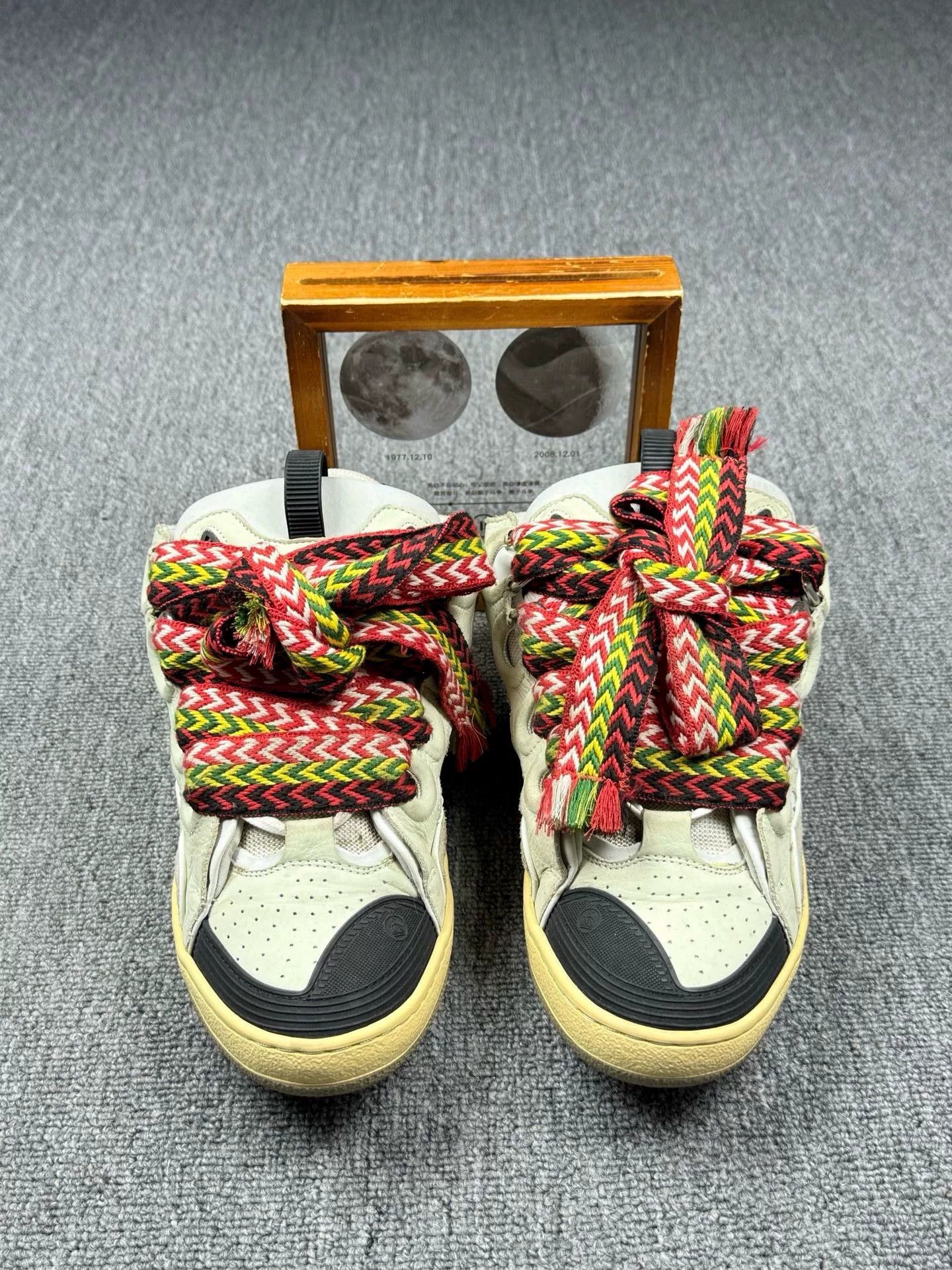 Lanvin Lanvin Patchwork White Lowtop Sneakers 9 Men Size US 9 / EU 42 - 4 Thumbnail