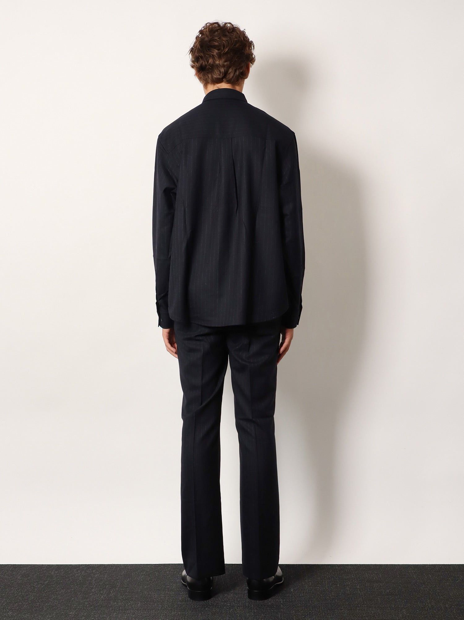TONYWACK Wool Blend Unisex Pinstriped Trousers Size US 28 / EU 44 - 5 Thumbnail