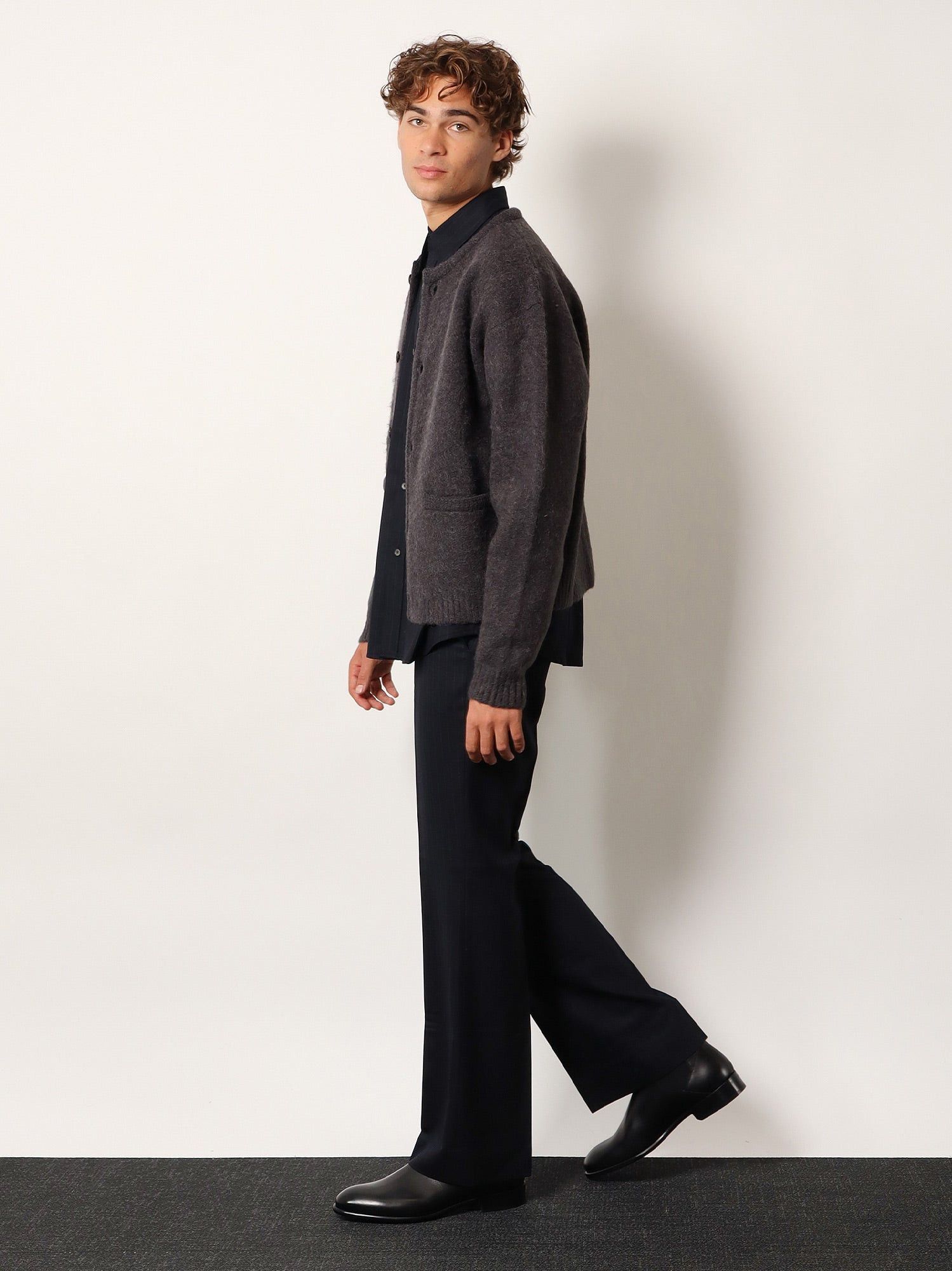 TONYWACK Wool Blend Unisex Pinstriped Trousers Size US 28 / EU 44 - 2 Thumbnail