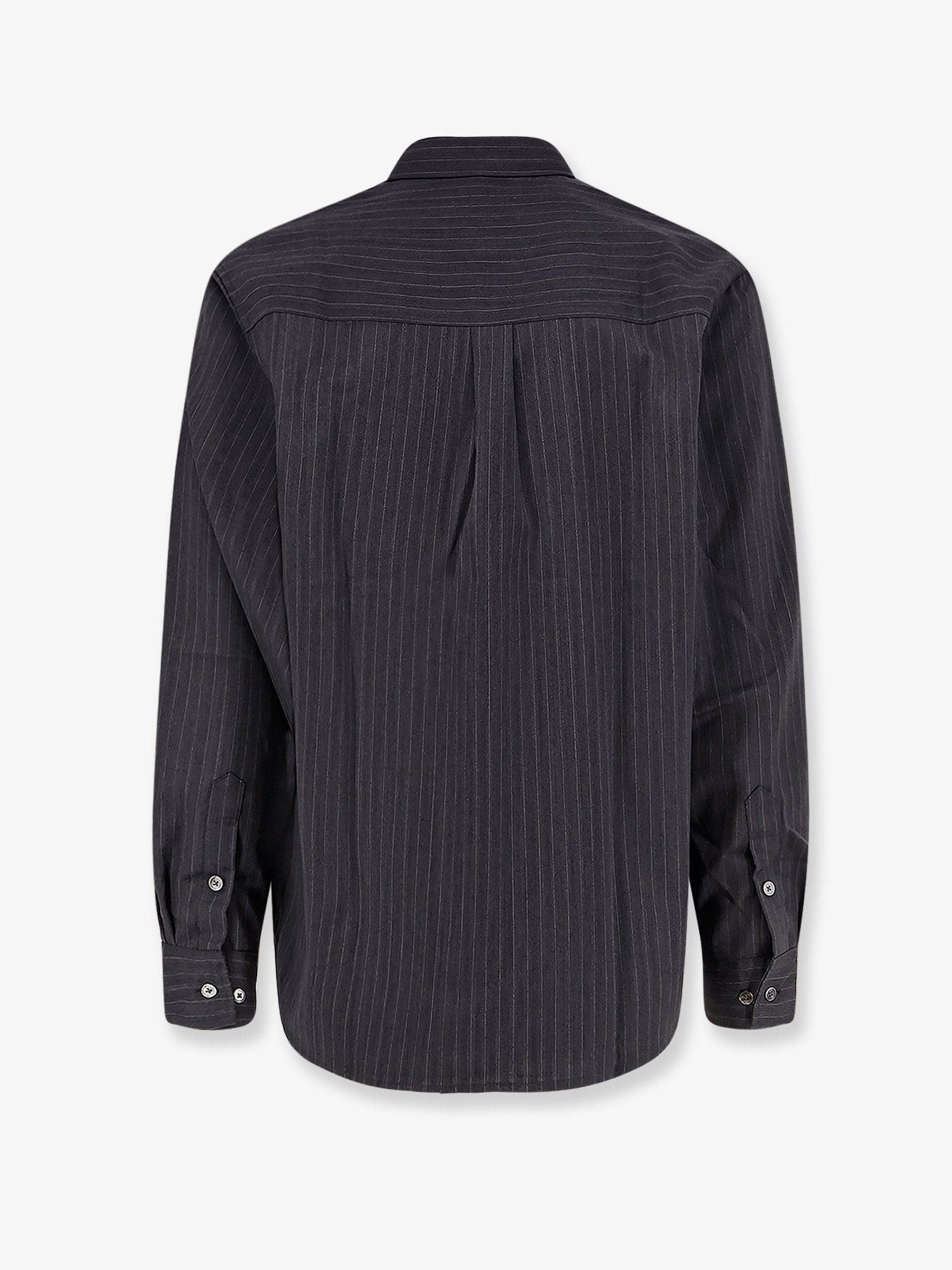 TONYWACK Striped Wool Blend Unisex Shirt Size US XL / EU 56 / 4 - 3 Thumbnail