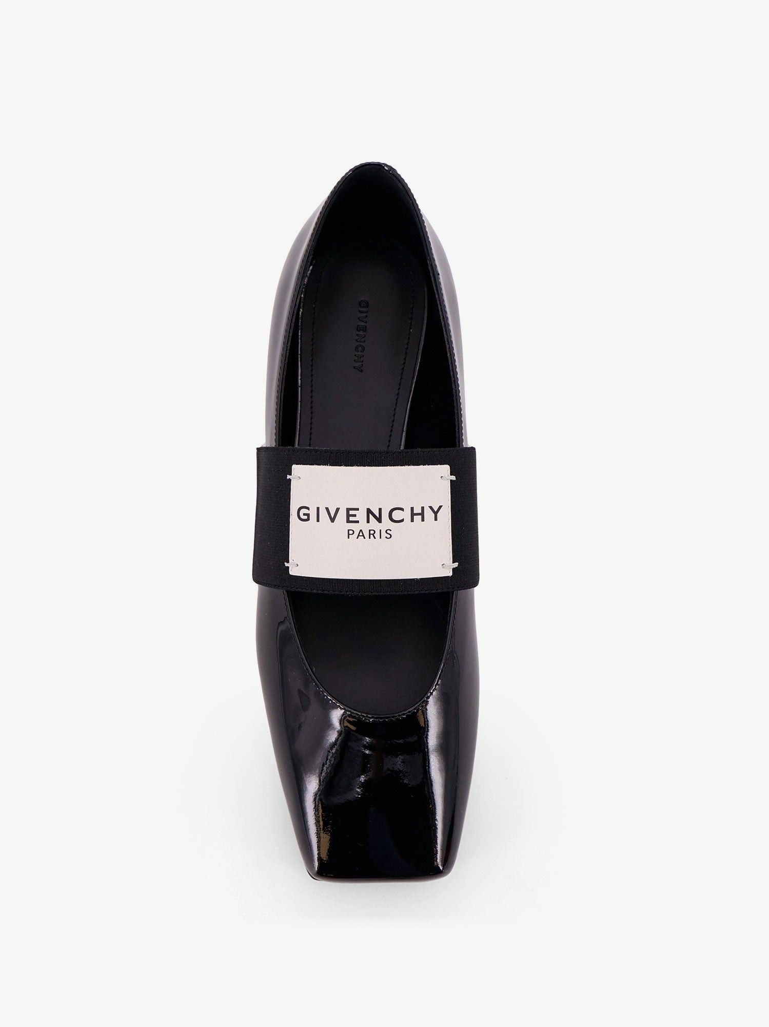 Givenchy Patent Leather Ballerinas With Maxi Logo Label Size US 8 / IT 38 - 4 Thumbnail