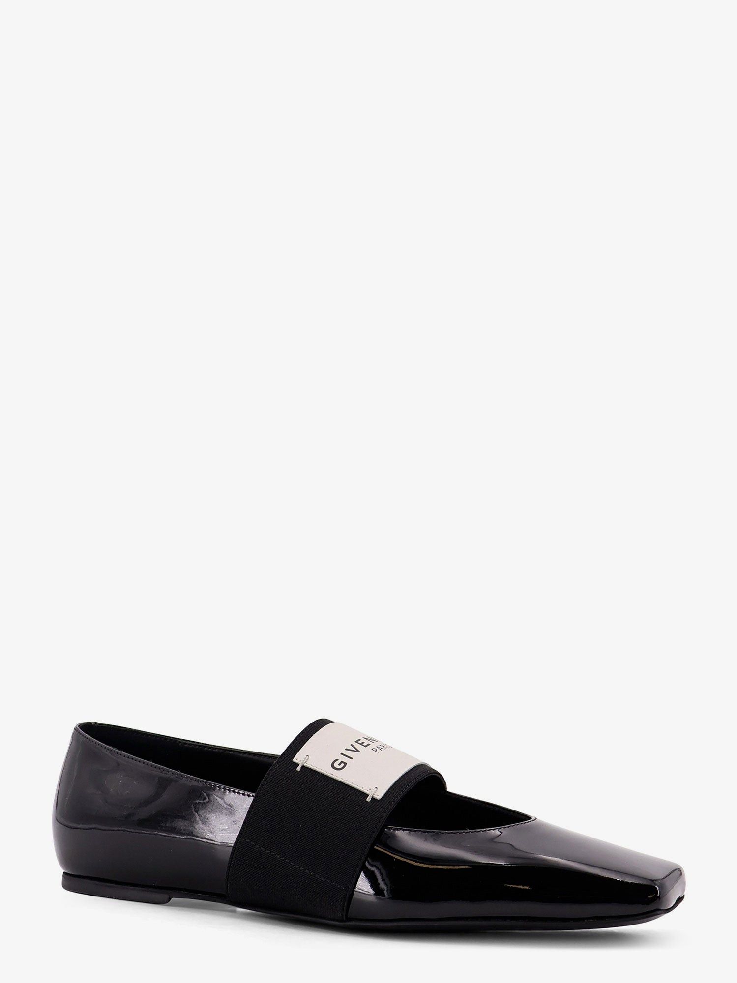 Givenchy Patent Leather Ballerinas With Maxi Logo Label Size US 8 / IT 38 - 2 Thumbnail