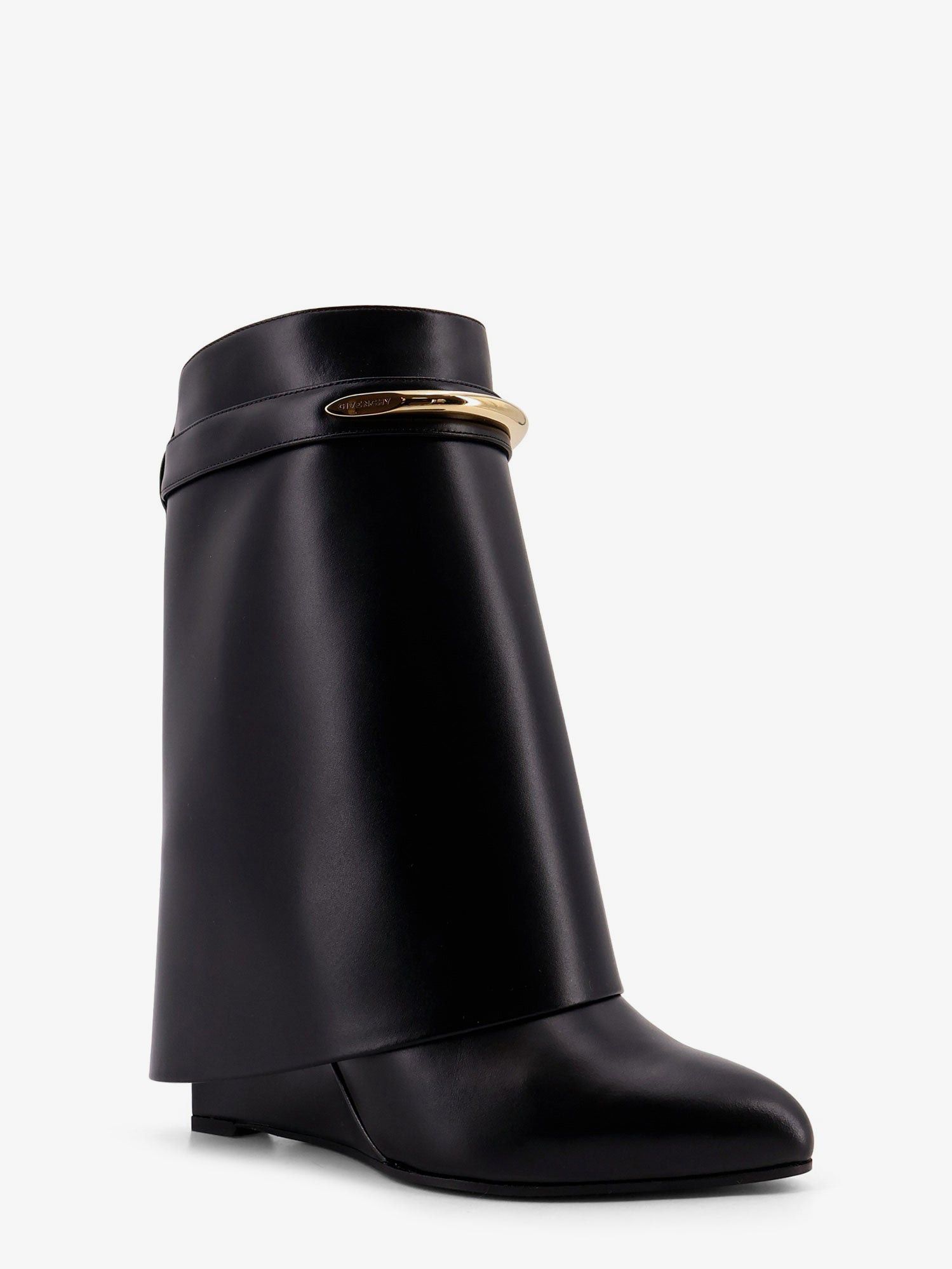Givenchy Shark Leather Boots Size US 7.5 / IT 37.5 - 2 Thumbnail