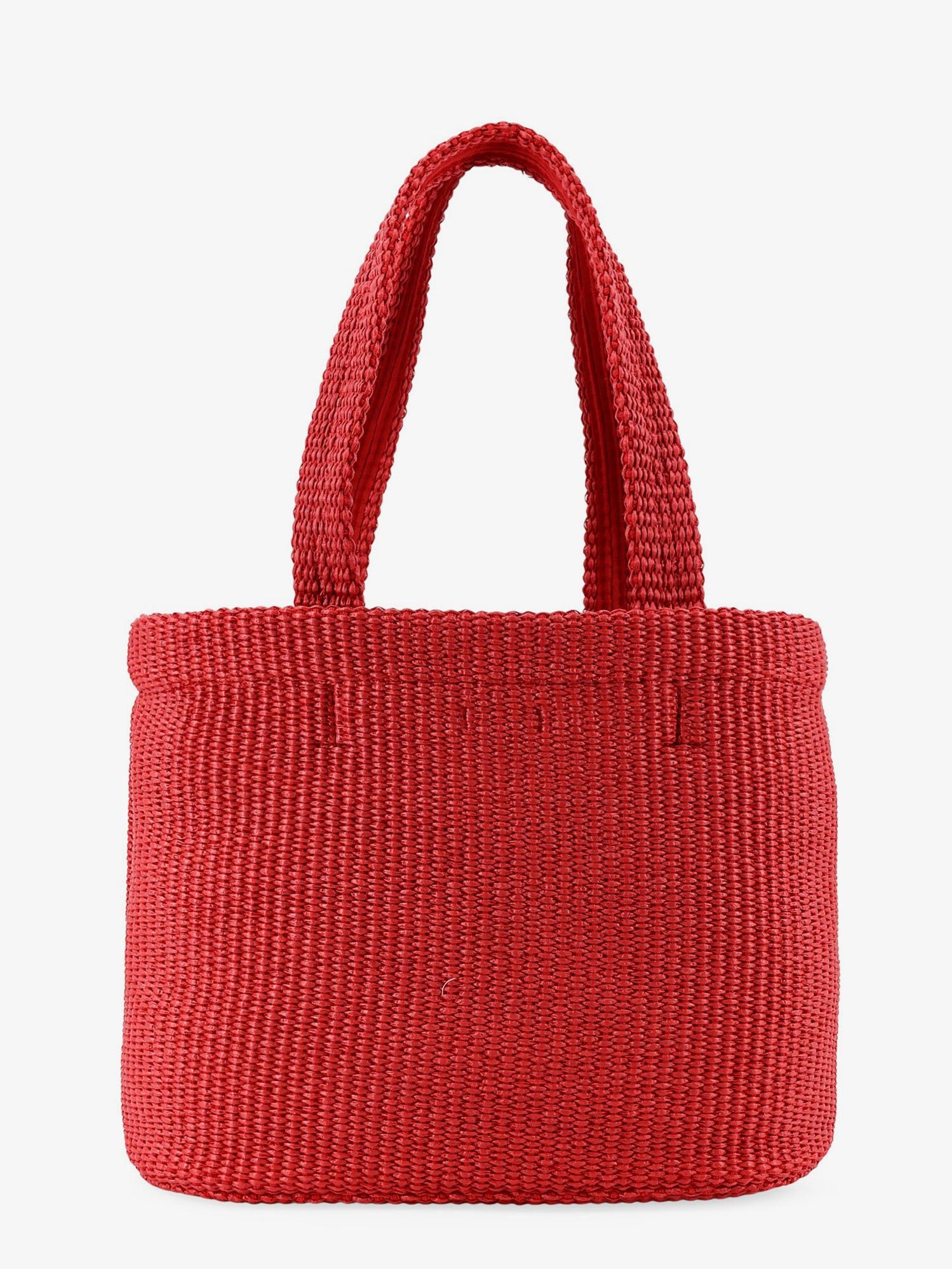 Jimmy Choo Raffia Shopping Bag With Lettering Logo On The Front Size ONE SIZE - 2 Thumbnail