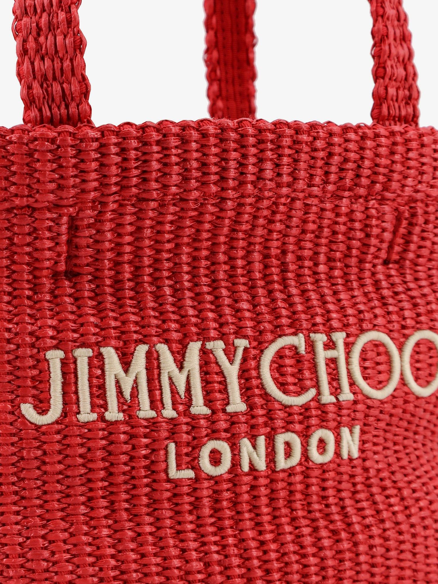 Jimmy Choo Raffia Crossbody Bag With Embroidered Logo On The Front Size ONE SIZE - 5 Thumbnail