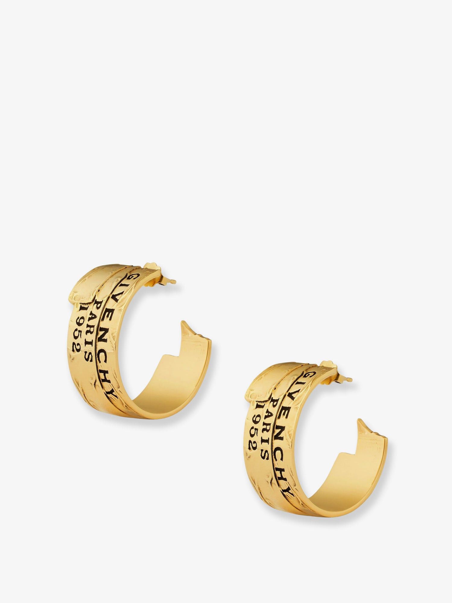 Givenchy Givenchy Tape Metal Earrings With Gold Finishes Size ONE SIZE - 2 Thumbnail