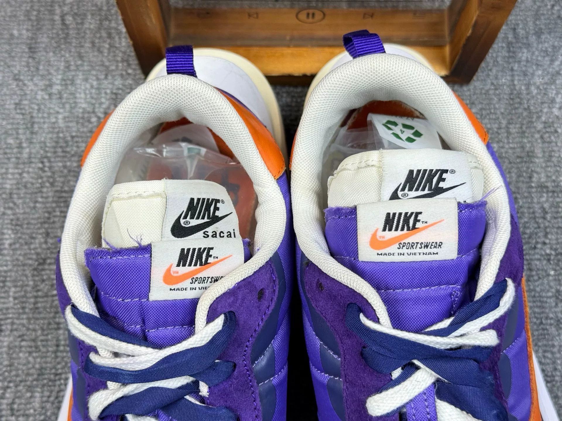 Sacai Sacai Purple Lowtop Sneakers 11 Men Size US 11 / EU 44 - 9 Thumbnail