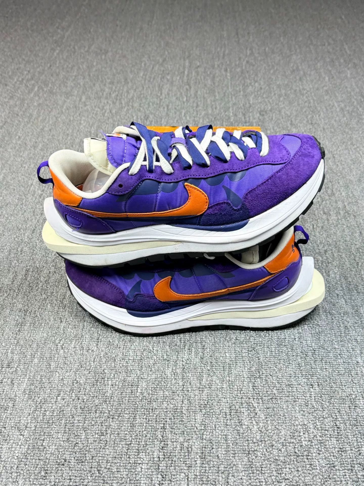 Sacai Sacai Purple Lowtop Sneakers 11 Men Size US 11 / EU 44 - 2 Thumbnail