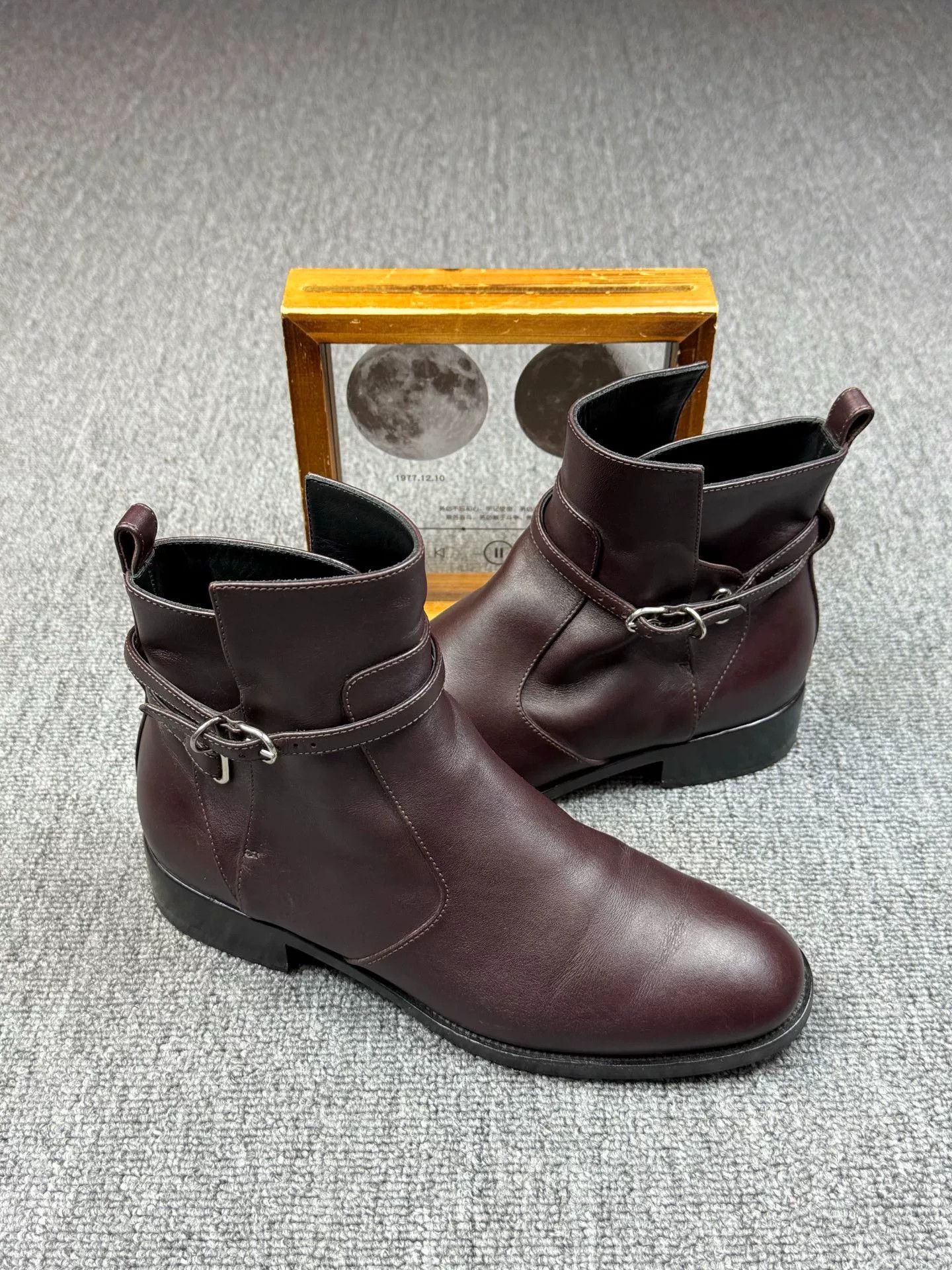 Balenciaga Balenciaga Leather Red Boots it_38 Women Size US 8 / IT 38 - 2 Thumbnail