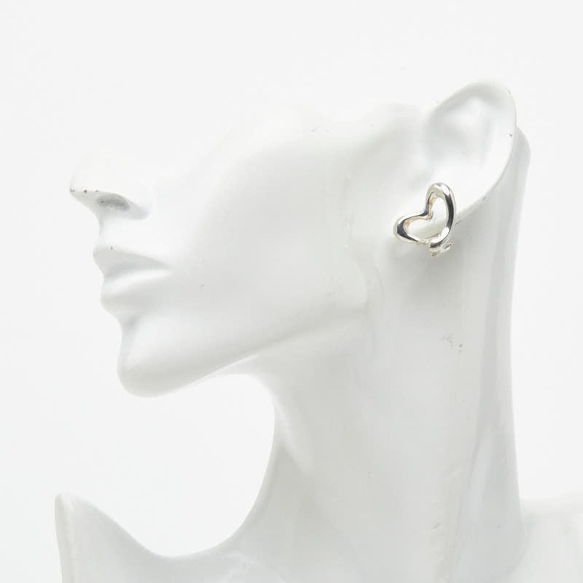 Tiffany & Co. Tiffany & Co. Elsa Peretti Open Heart Earrings, SV925 Silver, Women's. Size ONE SIZE - 5 Thumbnail
