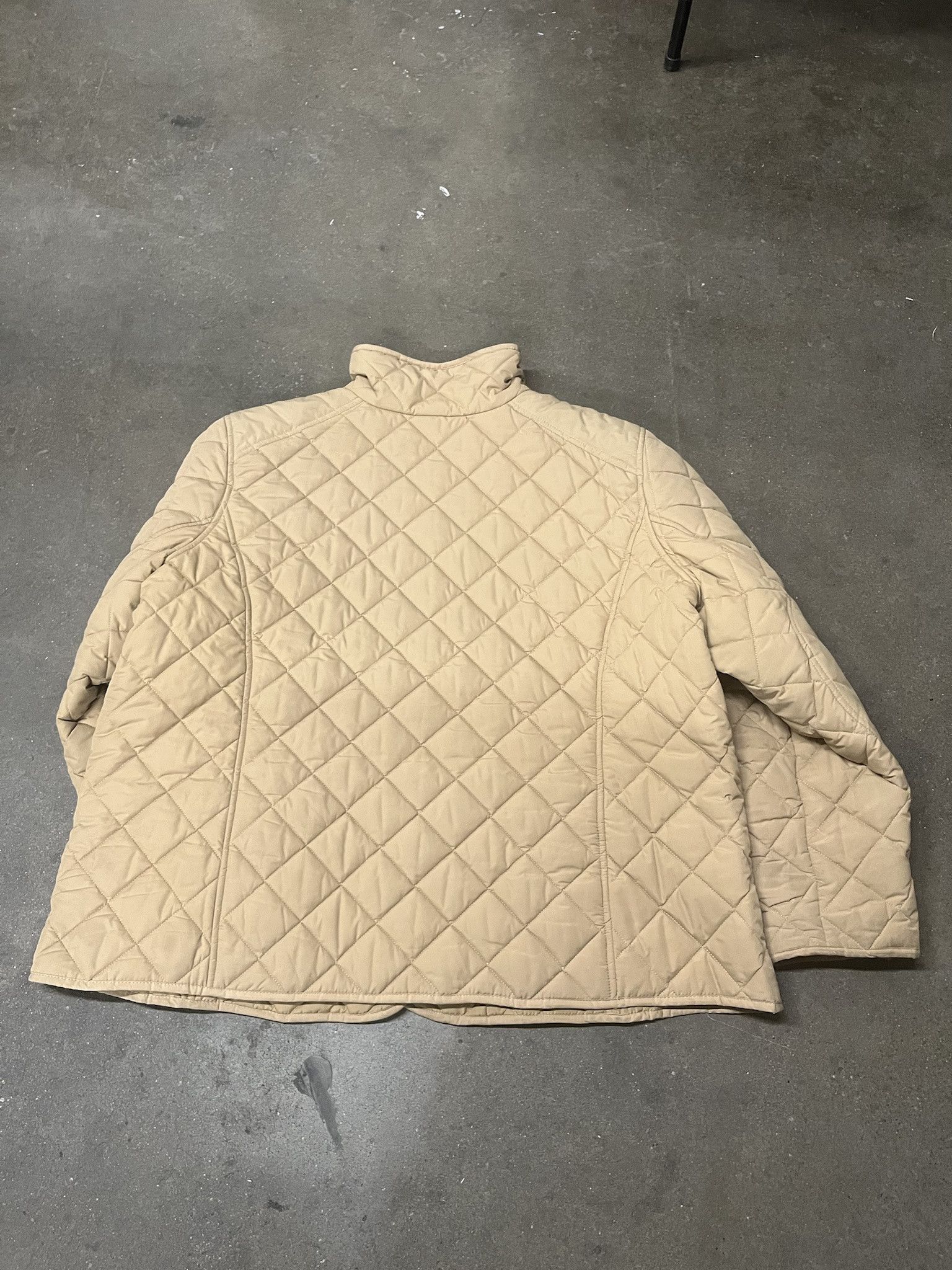 Polo Ralph Lauren × Vintage Vintage 2000s Tan Quilted Light Jacket Polo Lauren Ralph Lauren Size L Size US L / EU 52-54 / 3 - 2 Thumbnail
