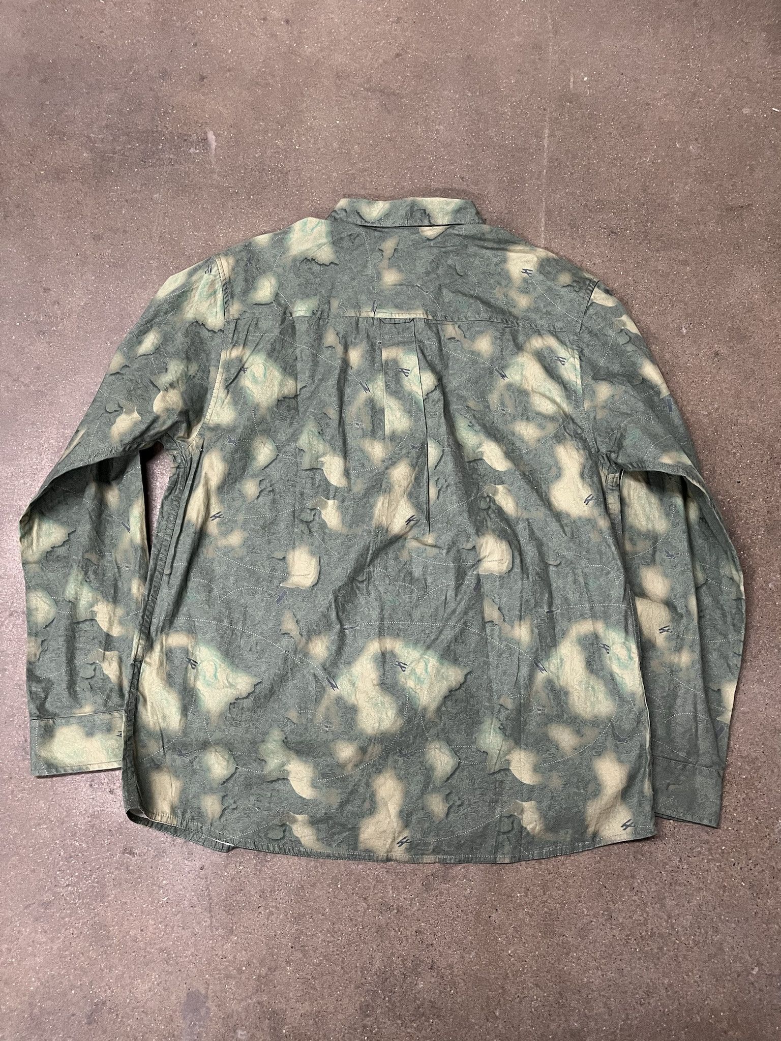 KAVU × Vintage Kavu Deadstock NWT Topographic Outdoors Shirt Size XL Size US XL / EU 56 / 4 - 2 Thumbnail