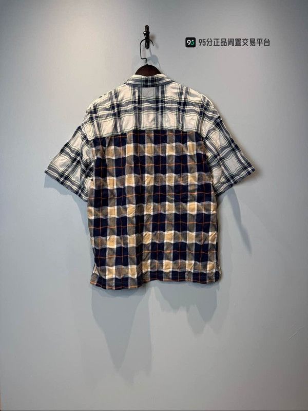 Loewe LOEWE Anagram Cotton Short-Sleeve Patchwork Shirt Size US S / EU 44-46 / 1 - 6 Thumbnail