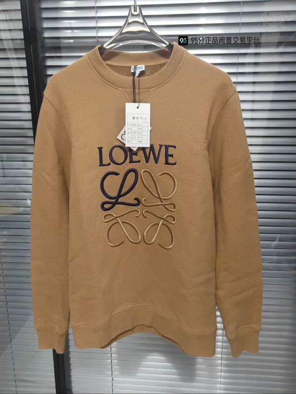 Loewe LOEWE Anagram Logo Embroidered Cotton Crewneck Sweatshirt Size US XS / EU 42 / 0 - 3 Thumbnail