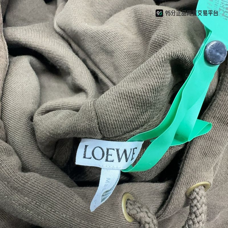Loewe LOEWE FW22 Letter Logo Patch Hooded Loose Sweatshirt Size US M / EU 48-50 / 2 - 7 Thumbnail