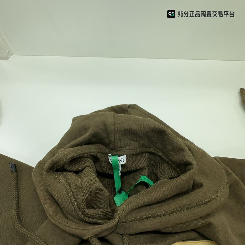 Loewe LOEWE FW22 Letter Logo Patch Hooded Loose Sweatshirt Size US M / EU 48-50 / 2 - 6 Thumbnail