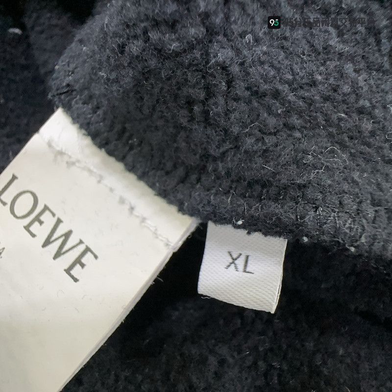 Loewe LOEWE SS22 Anagram Embroidered Cotton Fleece Sweatshirt Size US XL / EU 56 / 4 - 6 Thumbnail